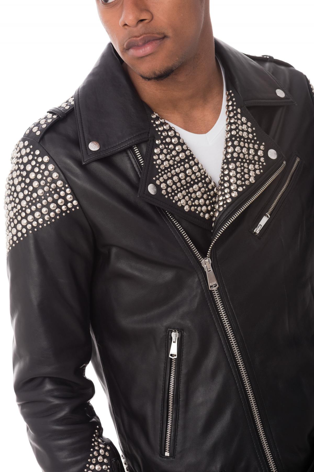 LACD studded men's Biker Jacket - Image n°8