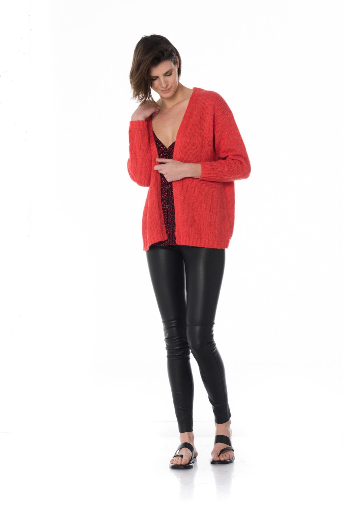 Women's red vest - Image n°2