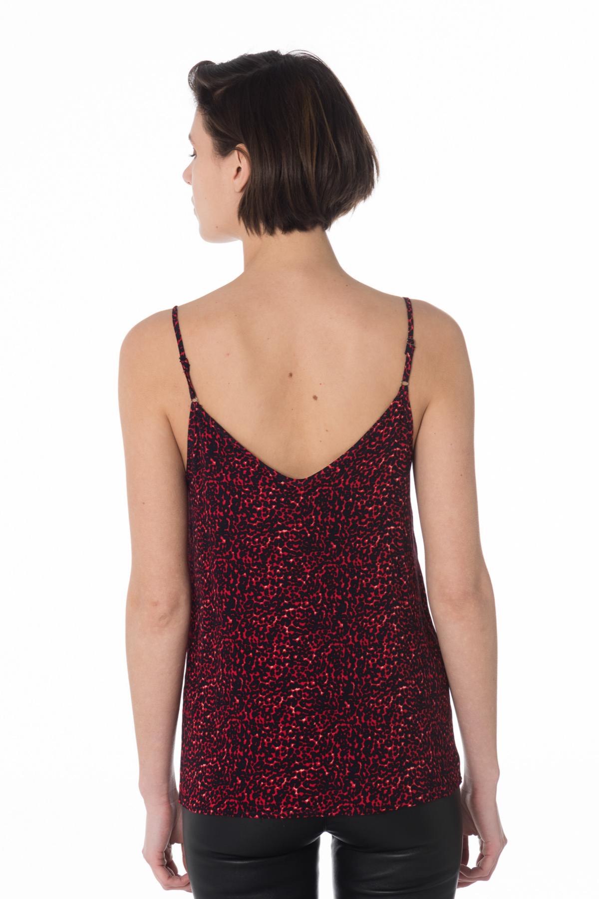 Leopard red strappy top - Image n°3