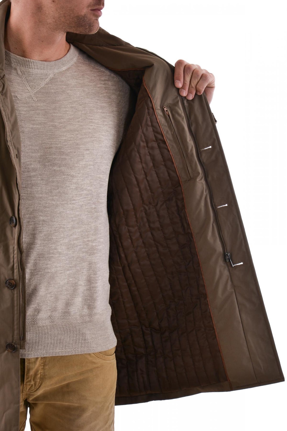  Mac Gregor jacket in green polyester and cotton - Image n°5