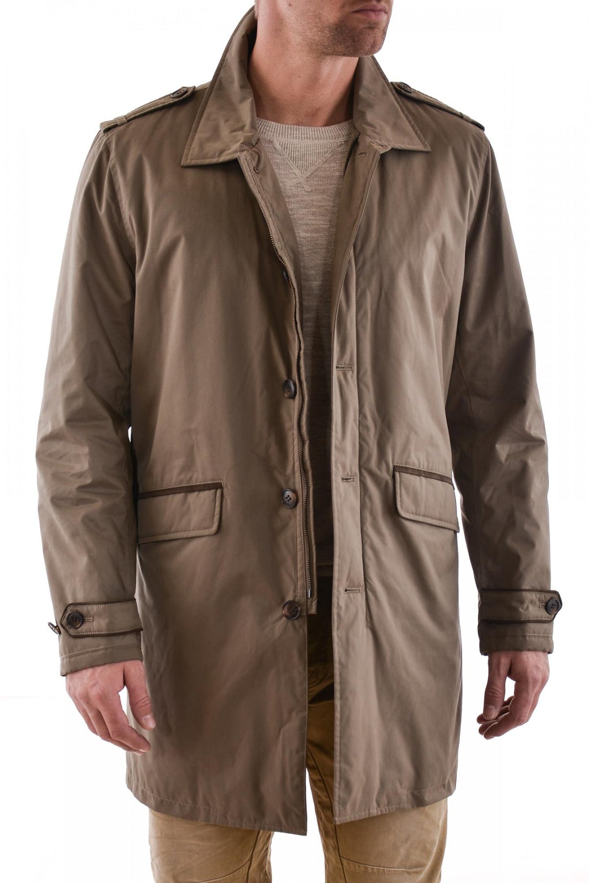  Mac Gregor jacket in green polyester and cotton - Image n°3