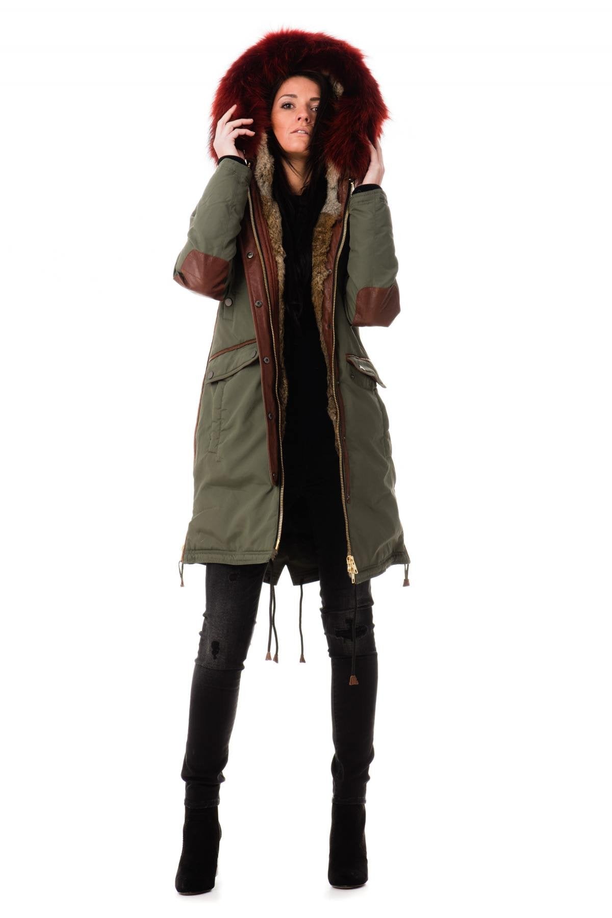 Brera Army Red Women's Jacket - Image n°2