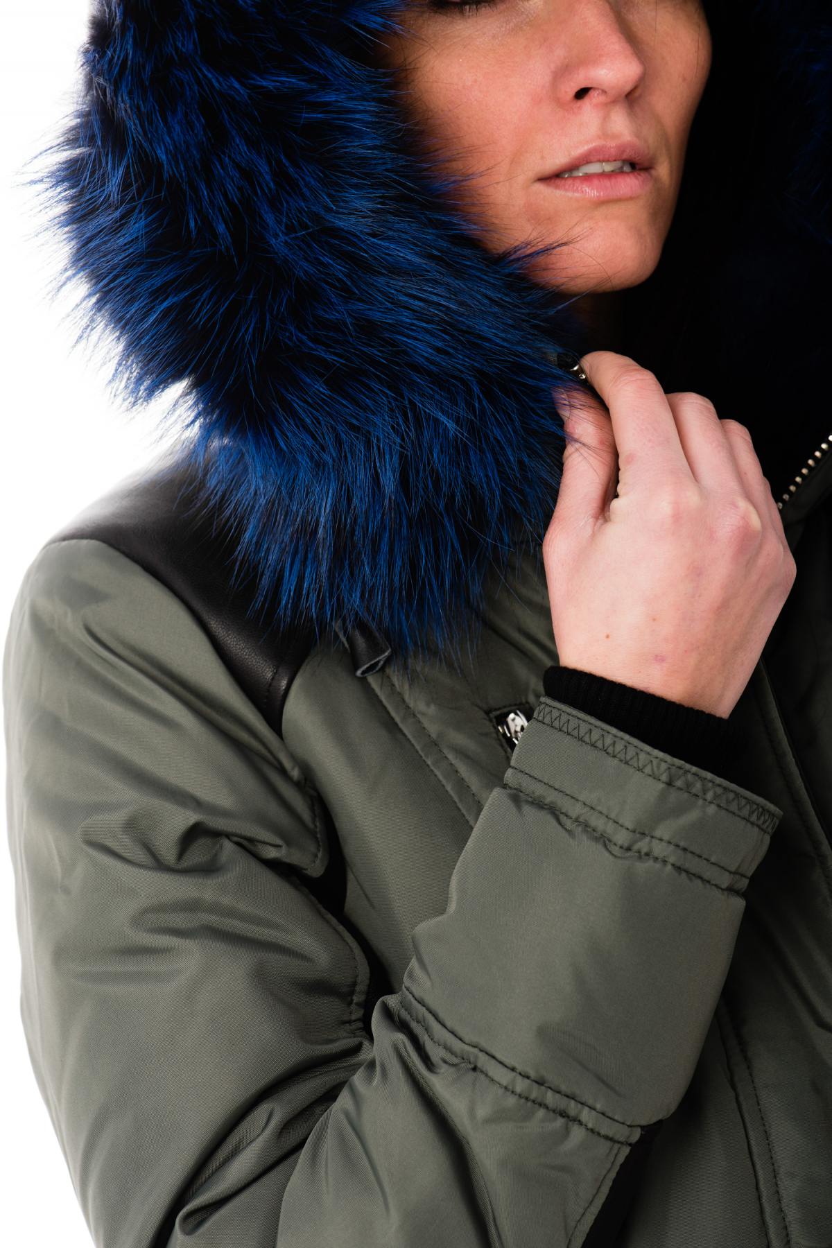 Women's Chelsea Military Blue Jacket - Image n°6