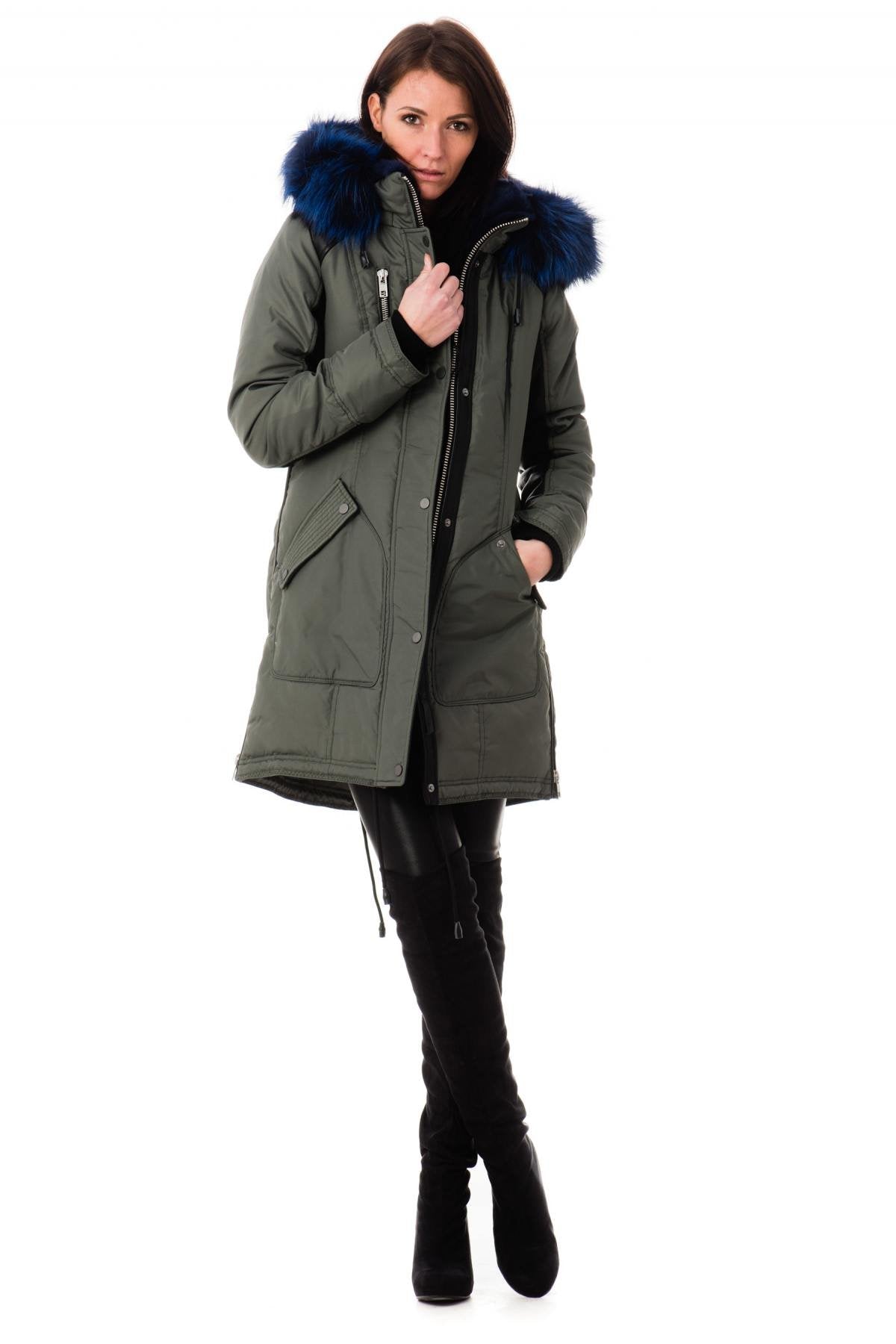 Women's Chelsea Military Blue Jacket - Image n°2