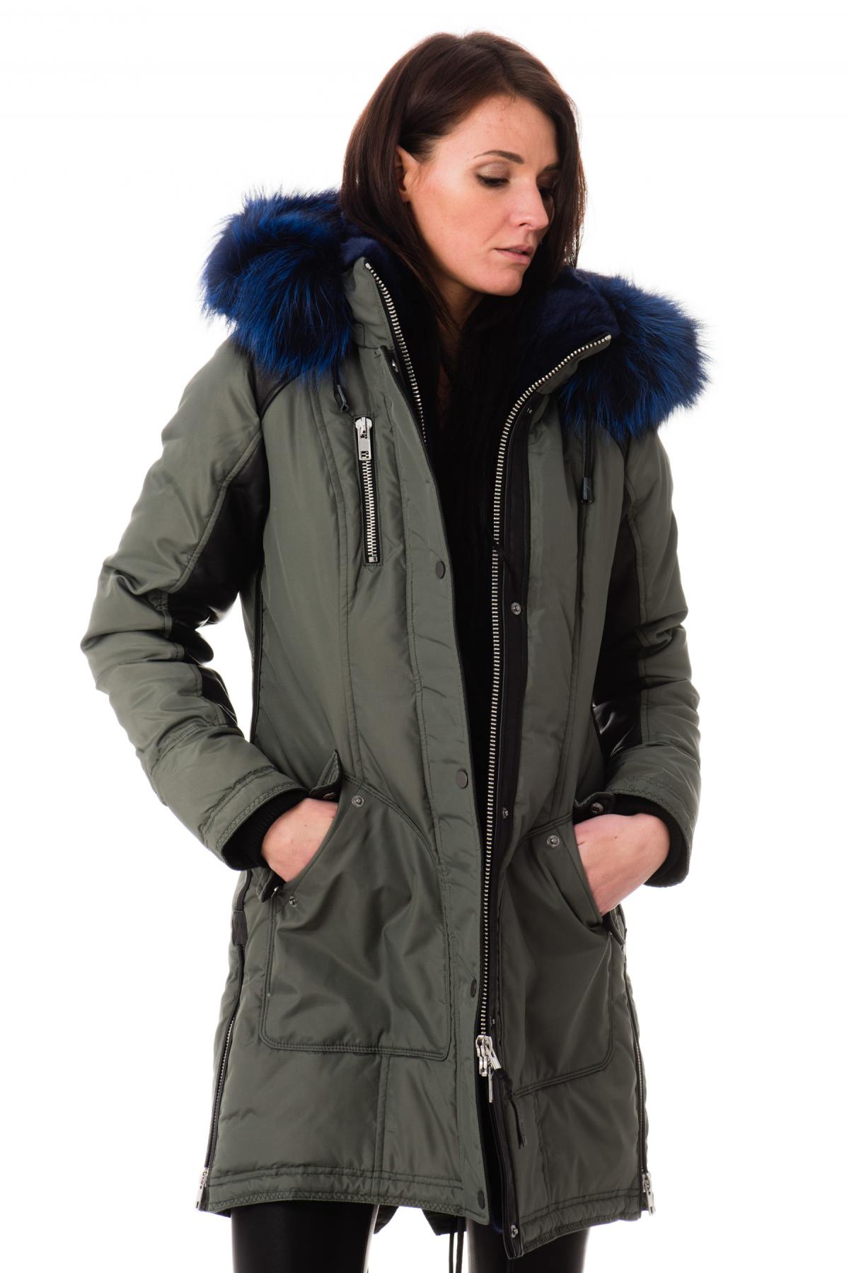 Women's Chelsea Military Blue Jacket - Image n°3