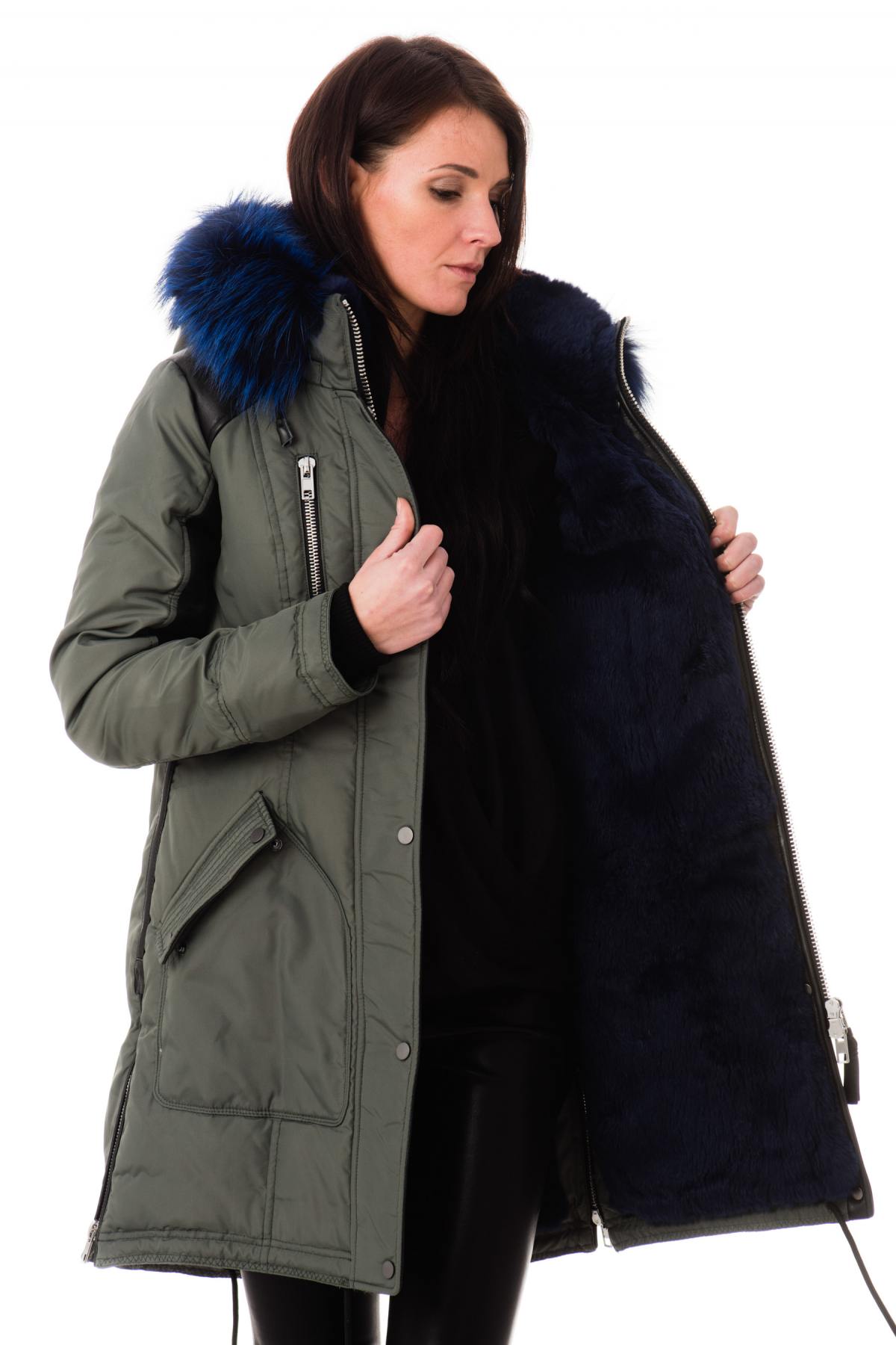 Women's Chelsea Military Blue Jacket - Image n°5