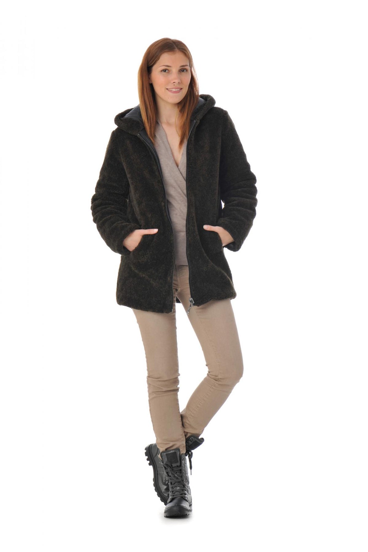 Oakwood women's reversible coat - Image n°3