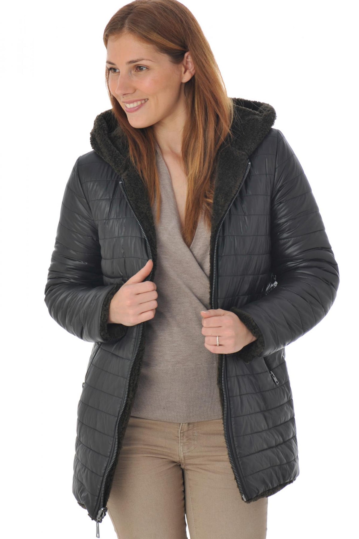 Oakwood women's reversible coat - Image n°5