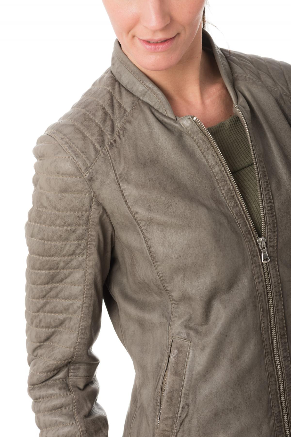 Oakwood women's jacket in Yemen sheep leather - Image n°6