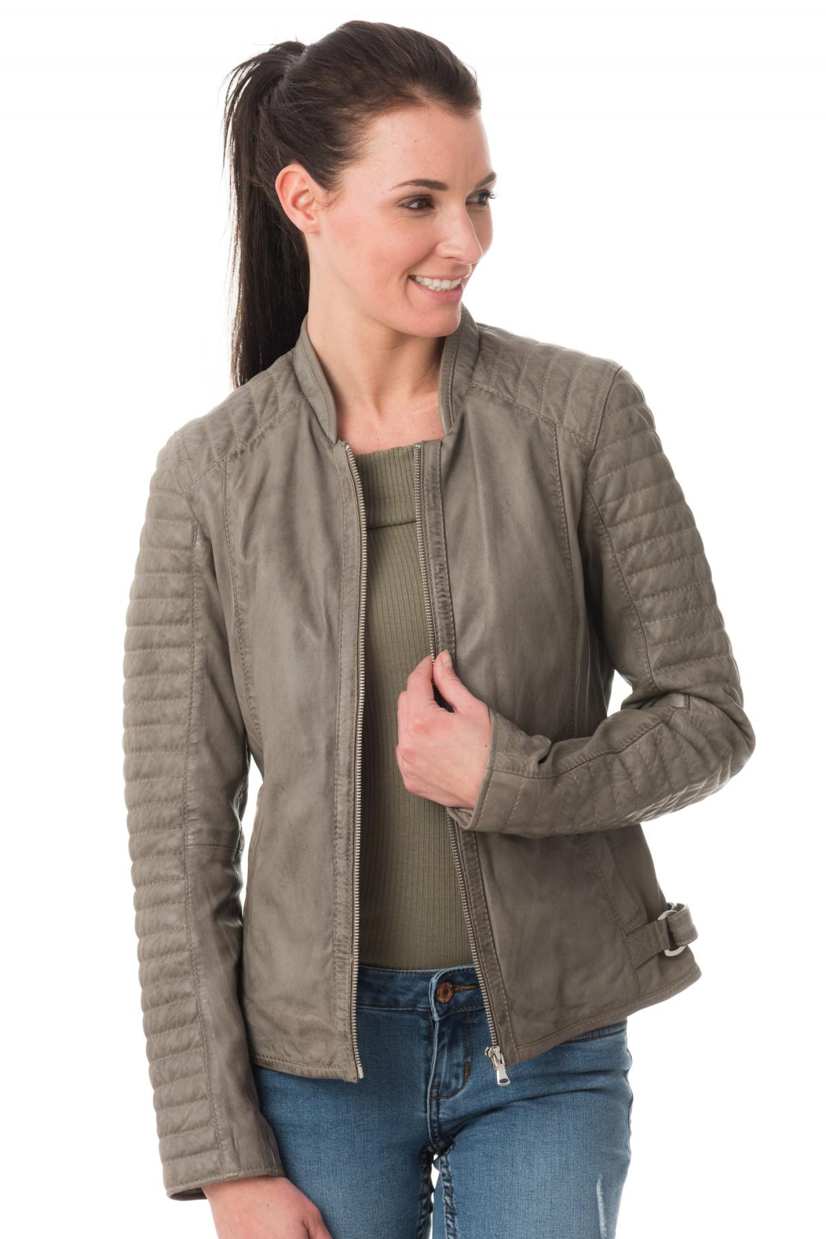 Oakwood women's jacket in Yemen sheep leather - Image n°3