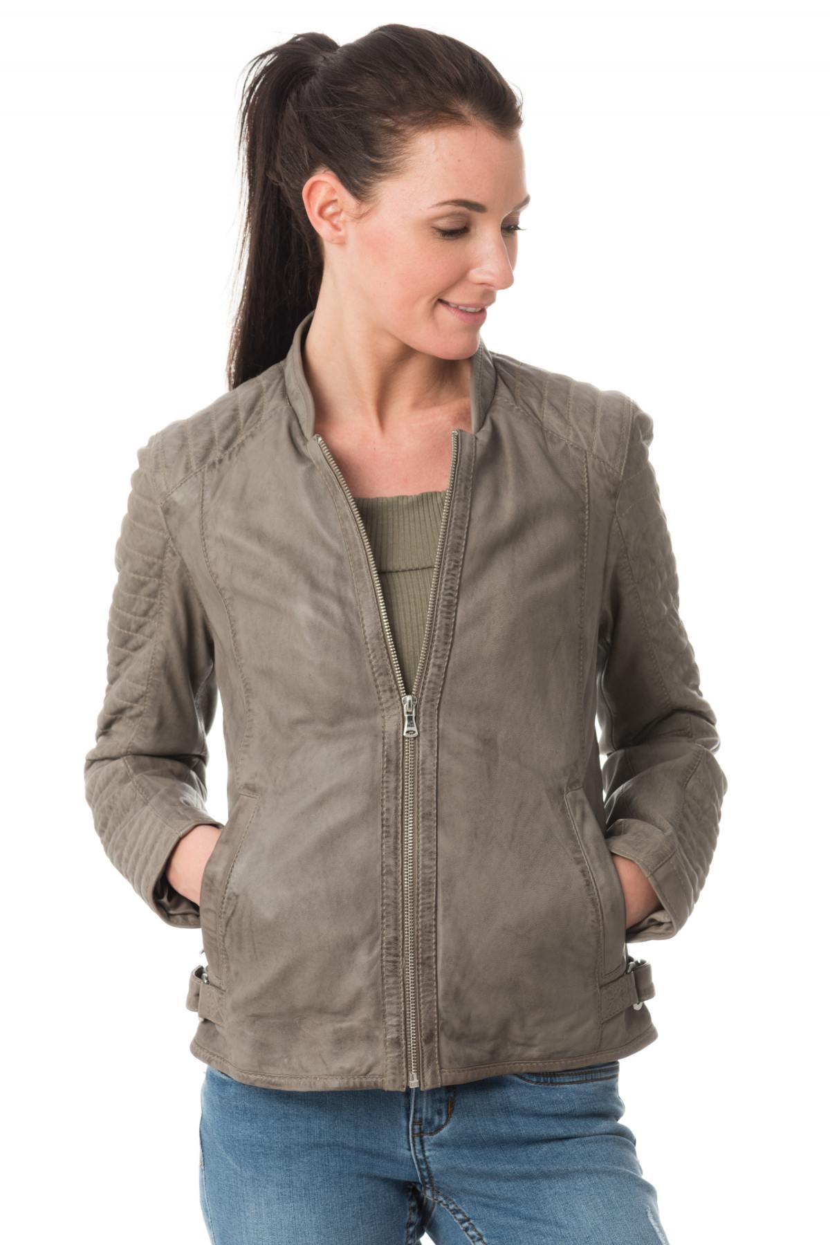 Oakwood women's jacket in Yemen sheep leather - Image n°1