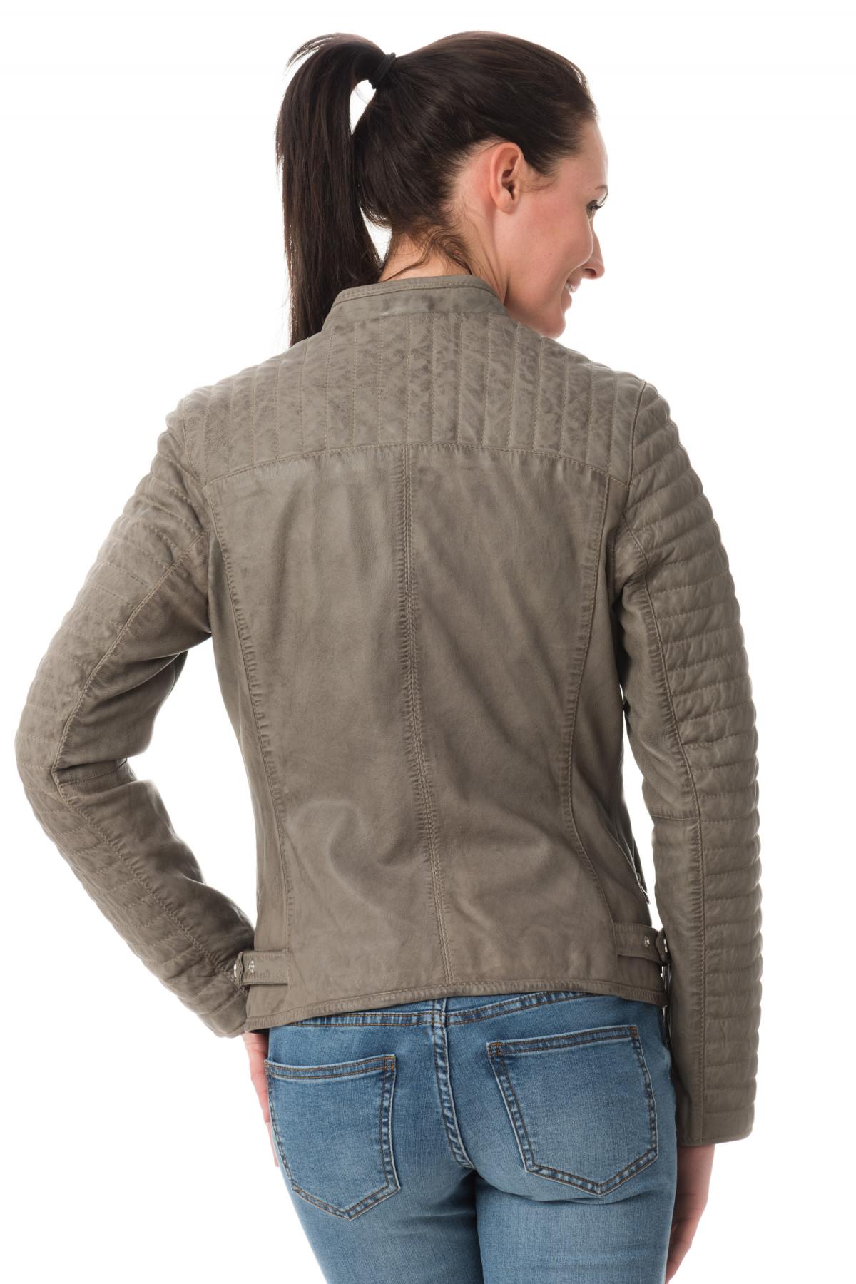 Oakwood women's jacket in Yemen sheep leather - Image n°5