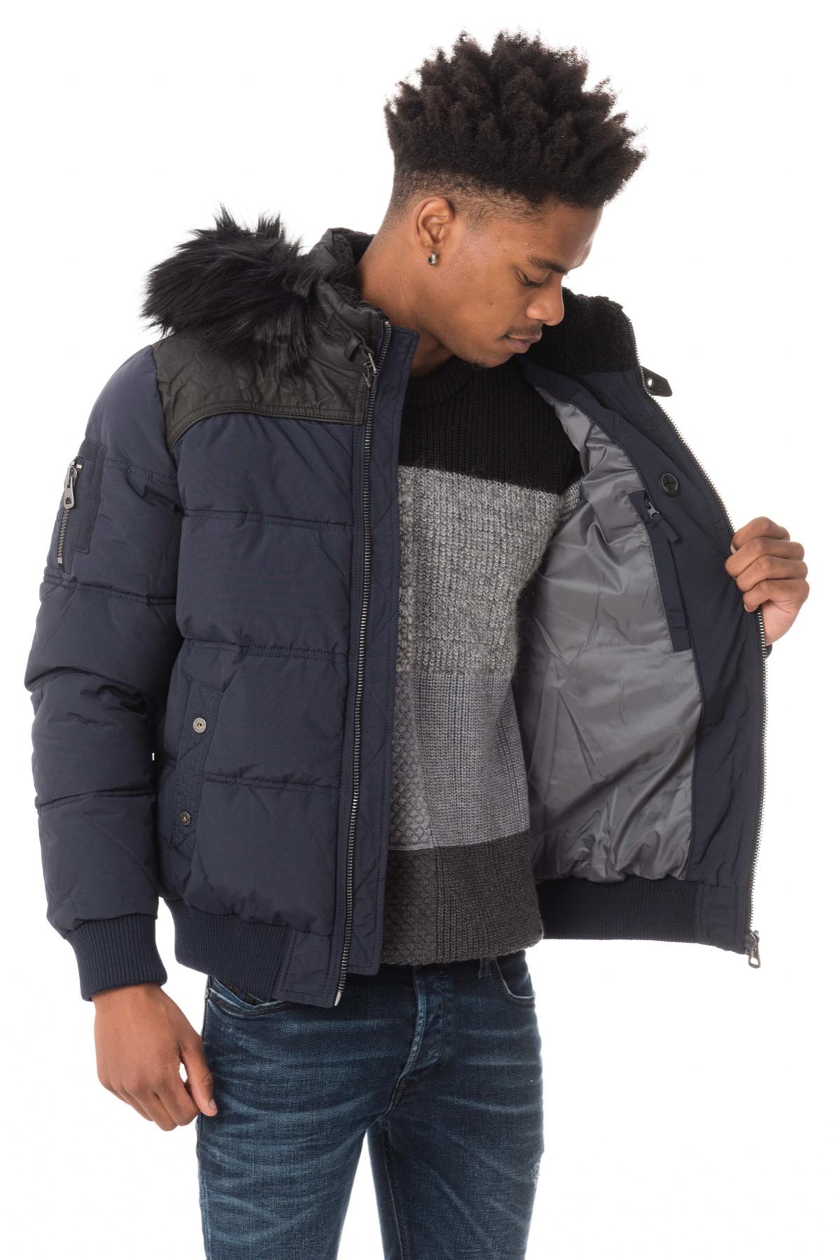 Men's short polyamide down jacket - Image n°4