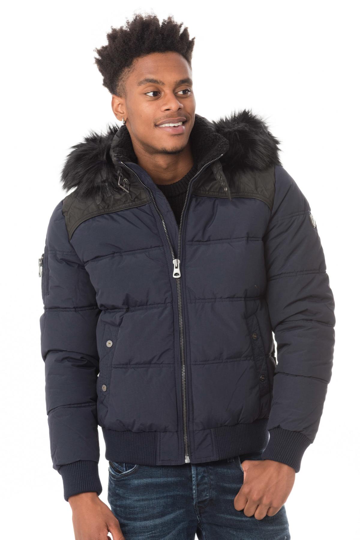 Men's short polyamide down jacket - Image n°3