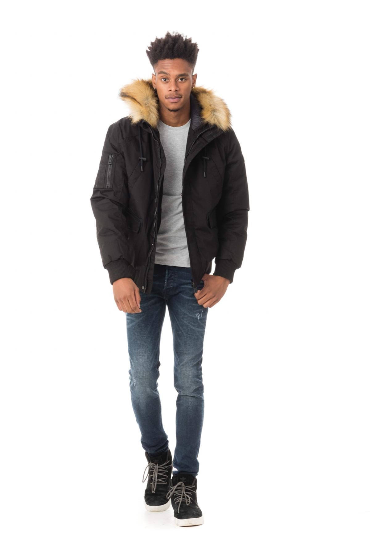 Redskins men's black jacket - Image n°2