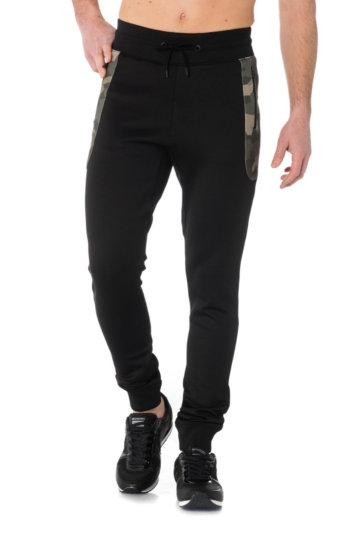 Black and khaki Redskins jogging pants - Image n°4