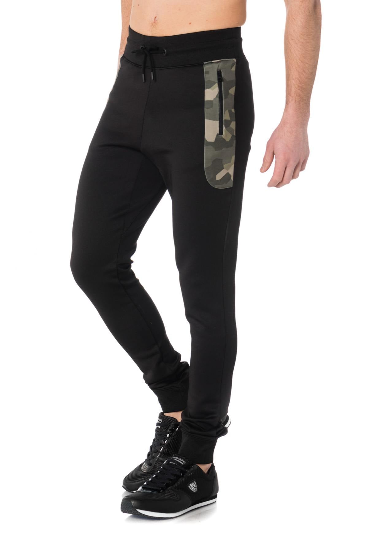 Black and khaki Redskins jogging pants - Image n°1