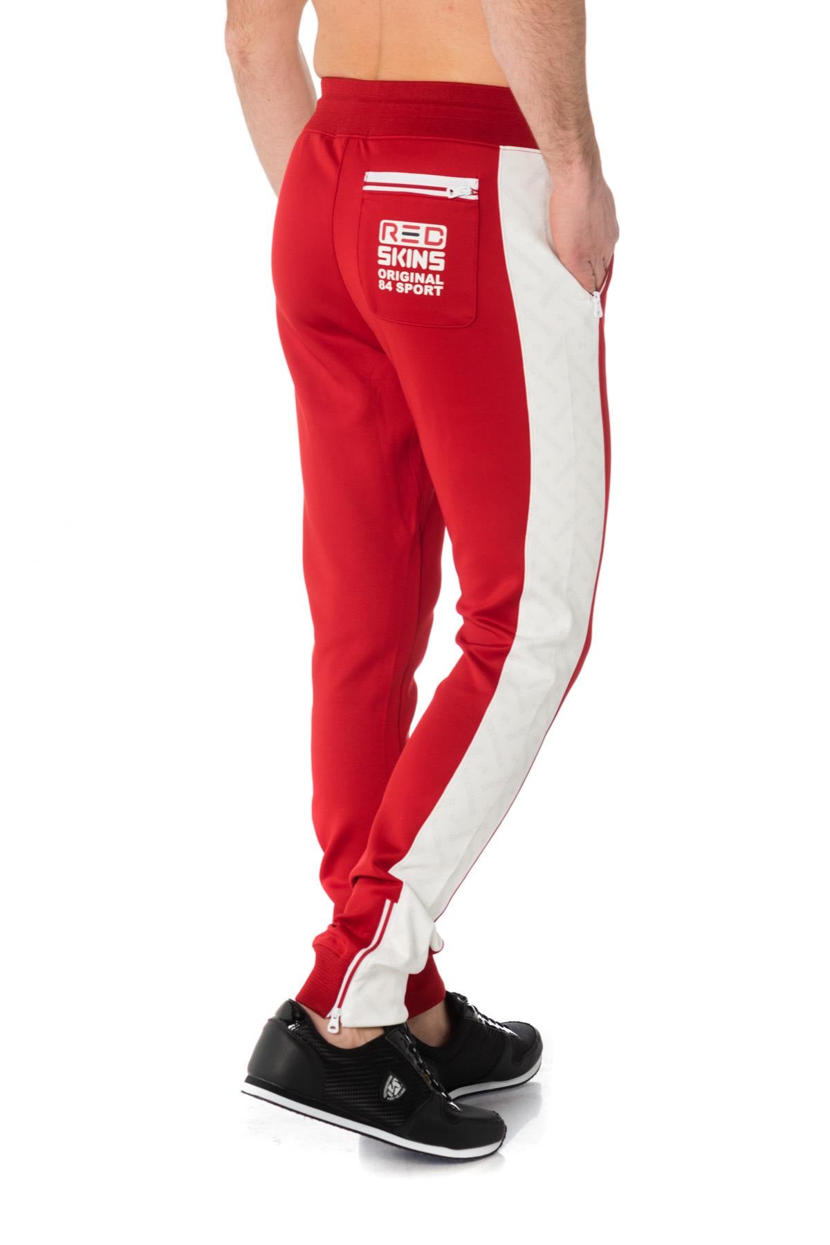 Red and White Redskins Jogger Pants - Image n°1