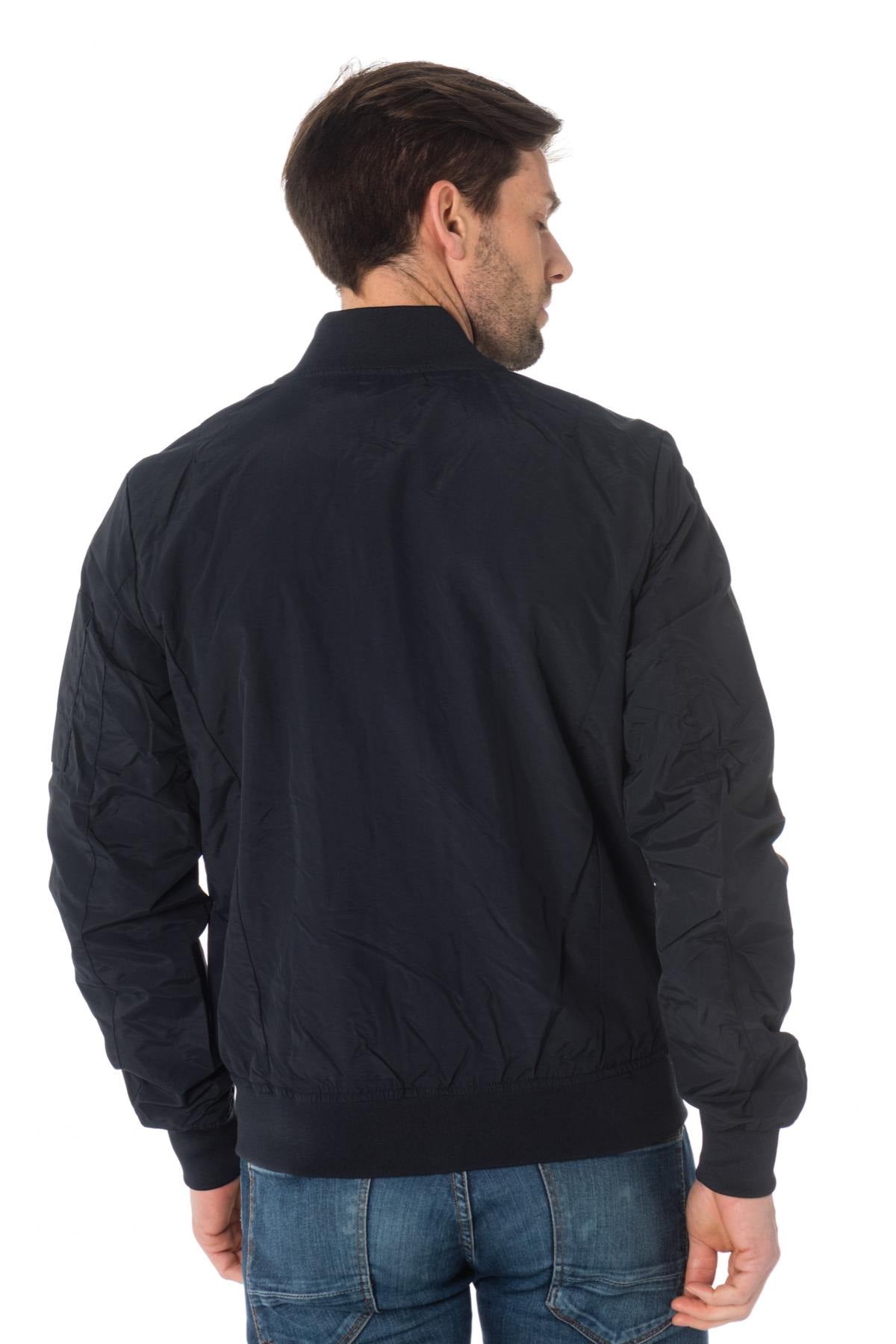 Navy blue nylon Redskins jacket - Image n°7