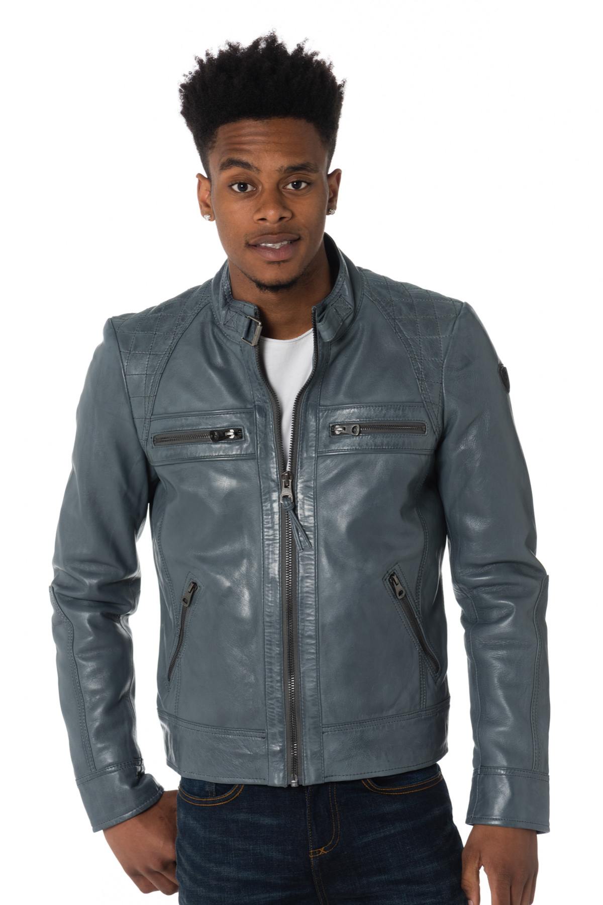 Men's Redskins biker collar jacket - Image n°3