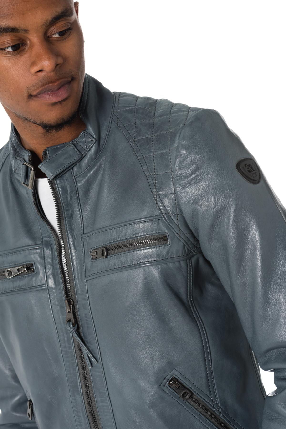 Men's Redskins biker collar jacket - Image n°7