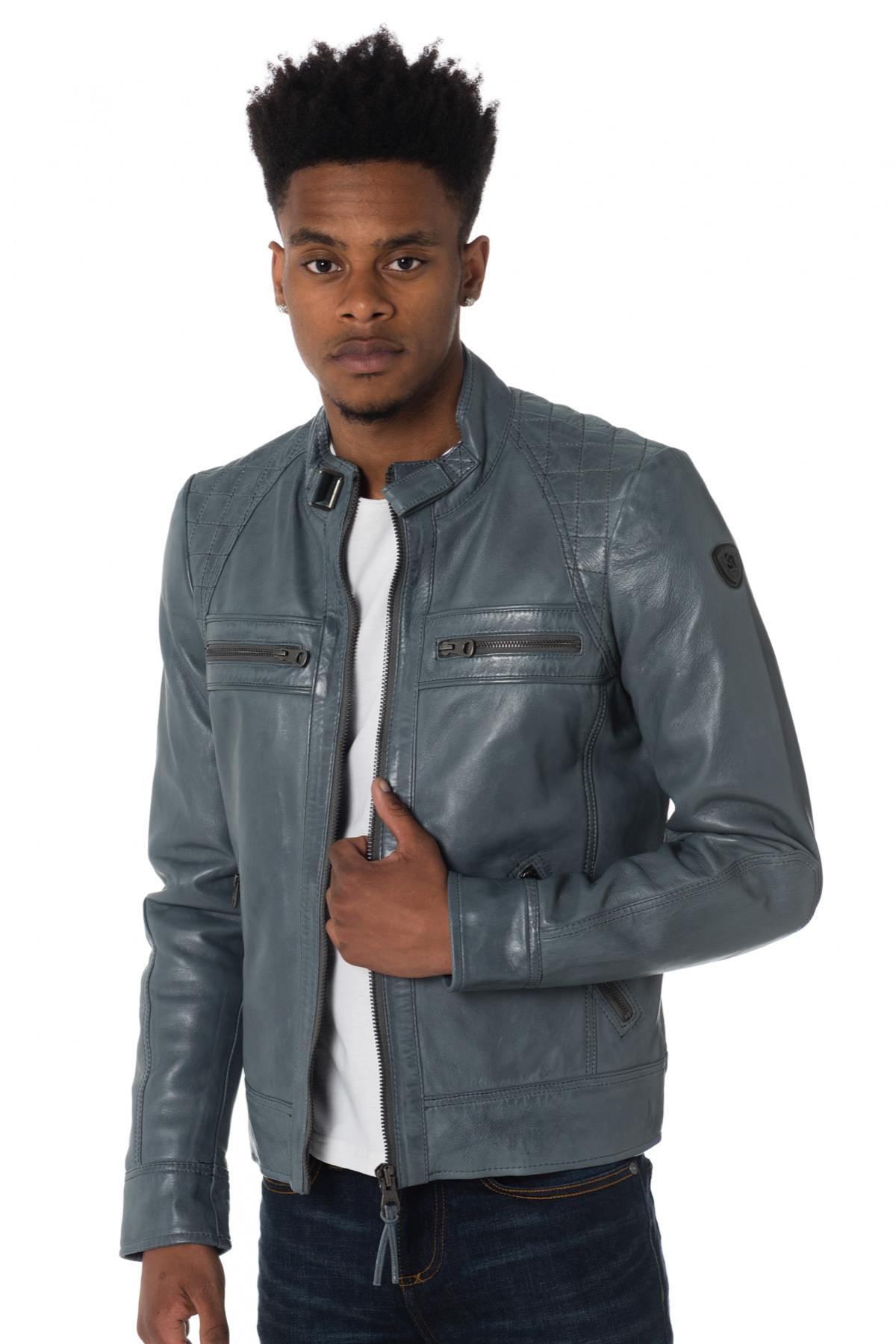 Men's Redskins biker collar jacket - Image n°4