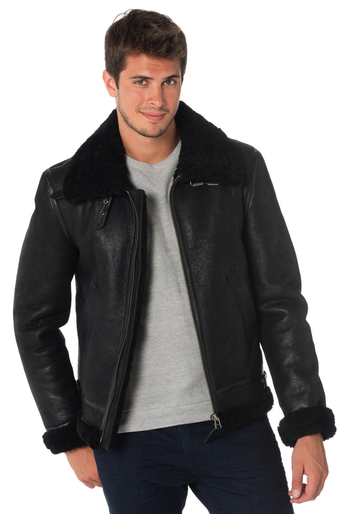 Redskins men's black bomber jacket - Image n°1