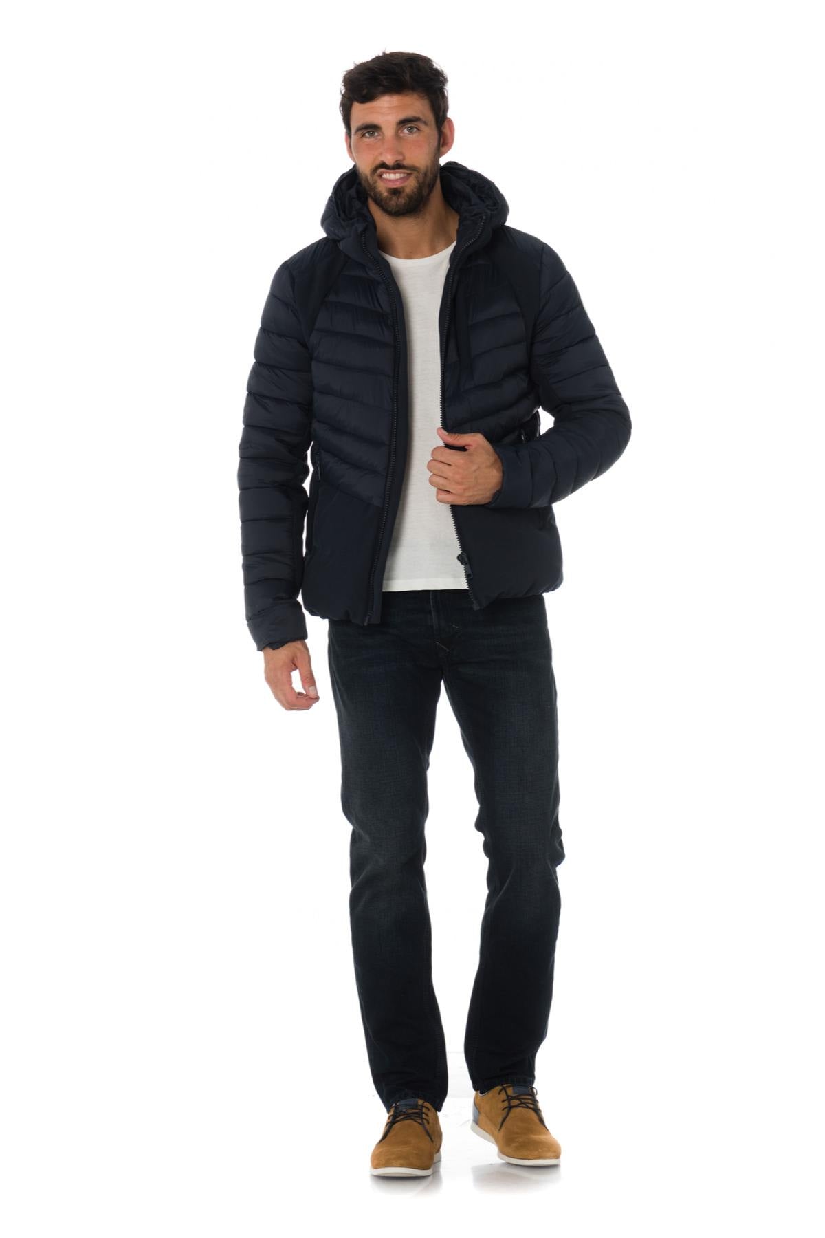 Redskins men's navy blue down jacket - Image n°2