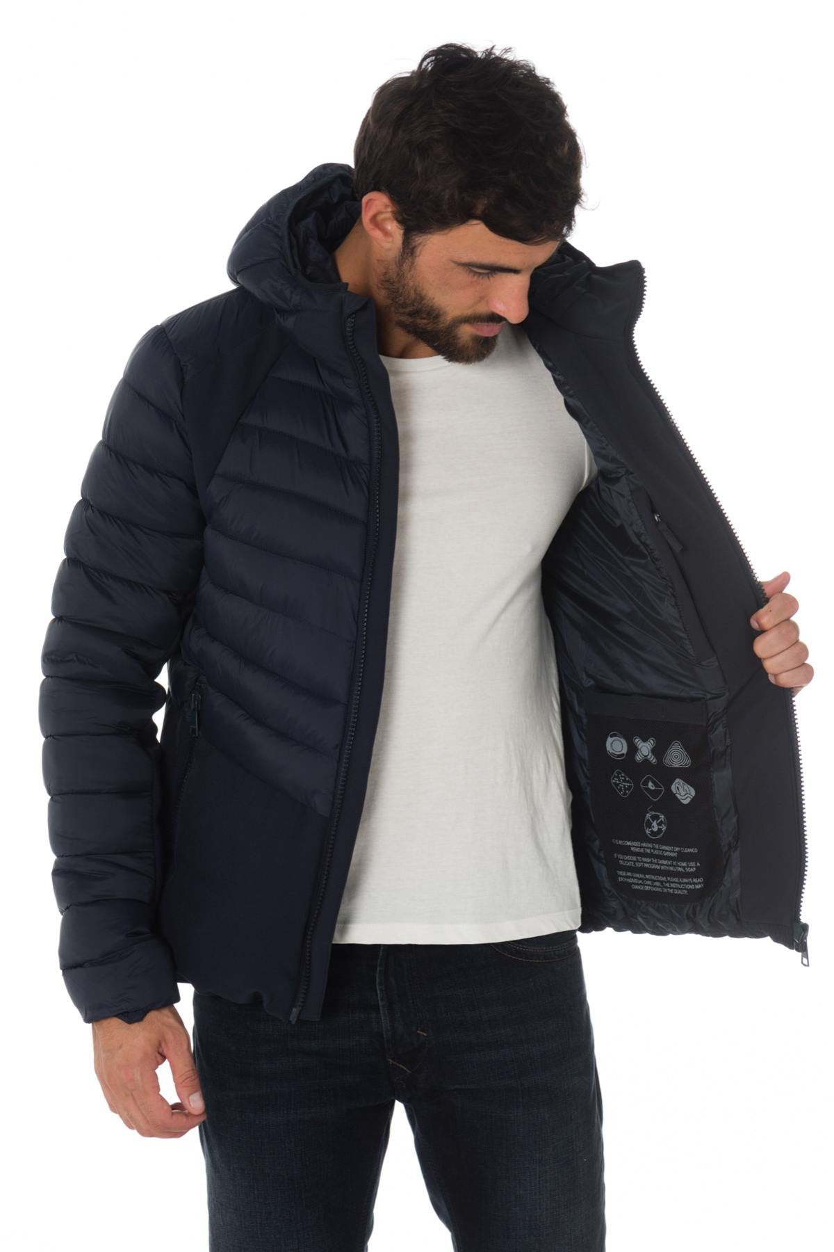 Redskins men's navy blue down jacket - Image n°4