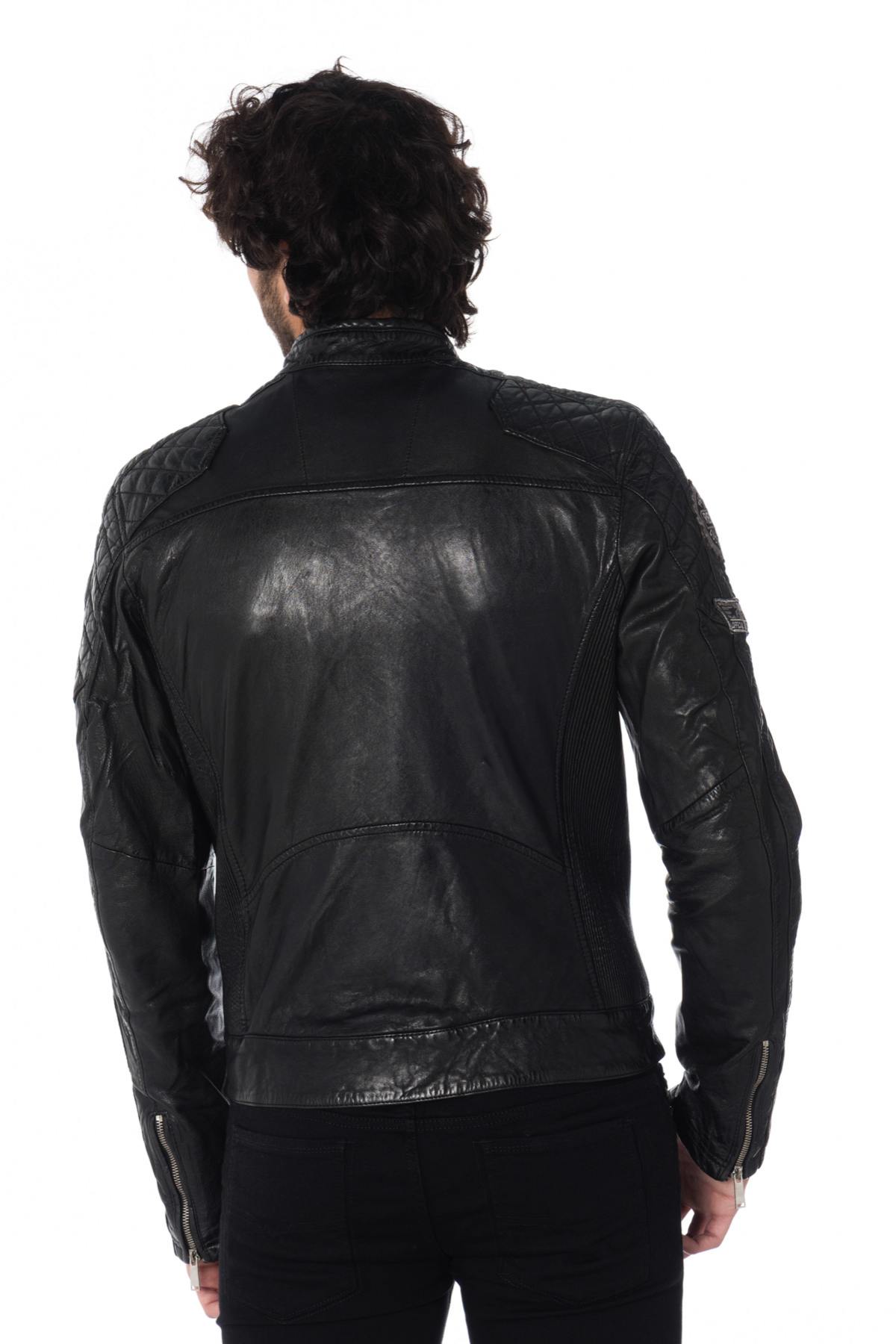 Redskins men's black racing jacket - Image n°7