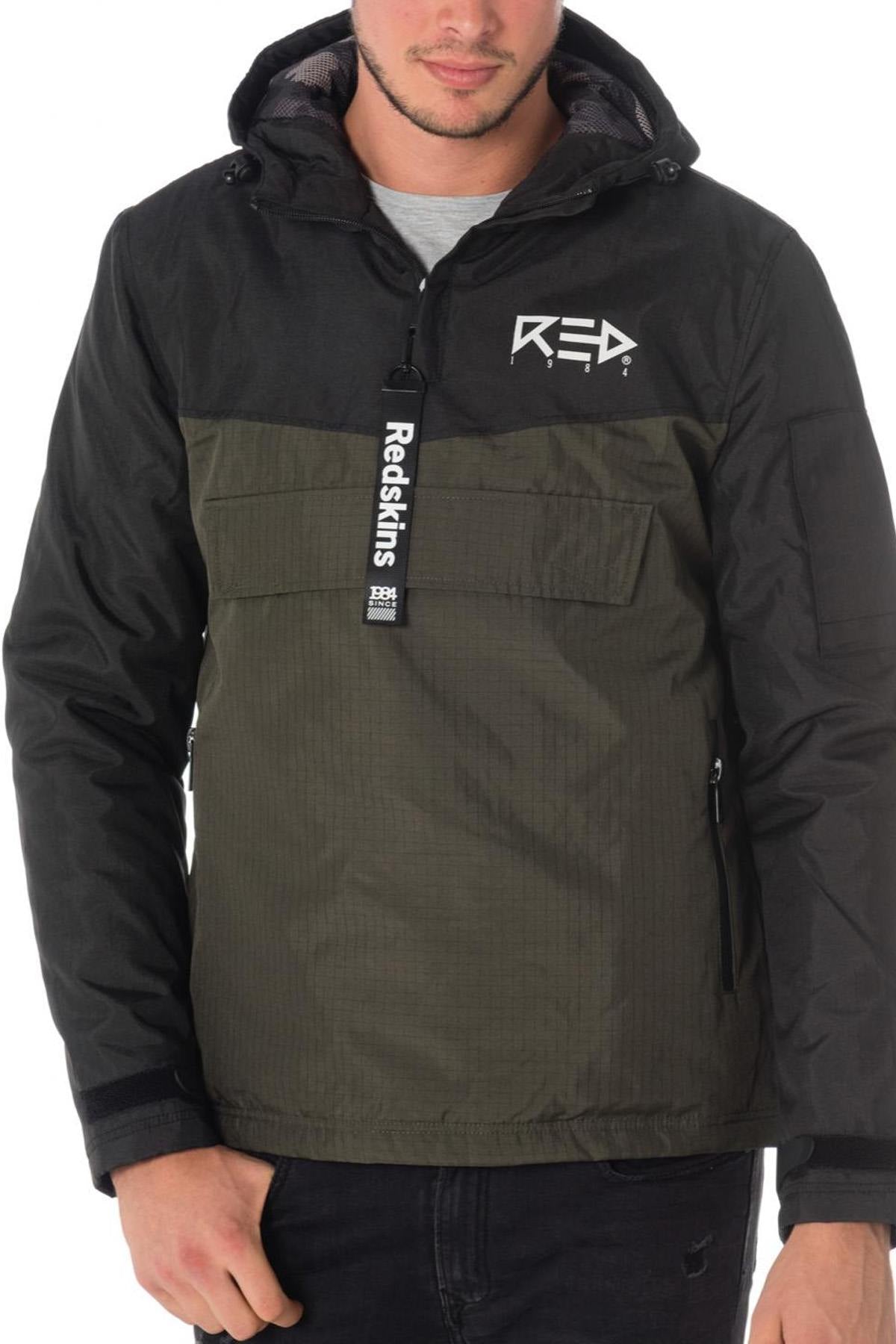 Black/Khaki Redskins Windbreaker - Image n°6