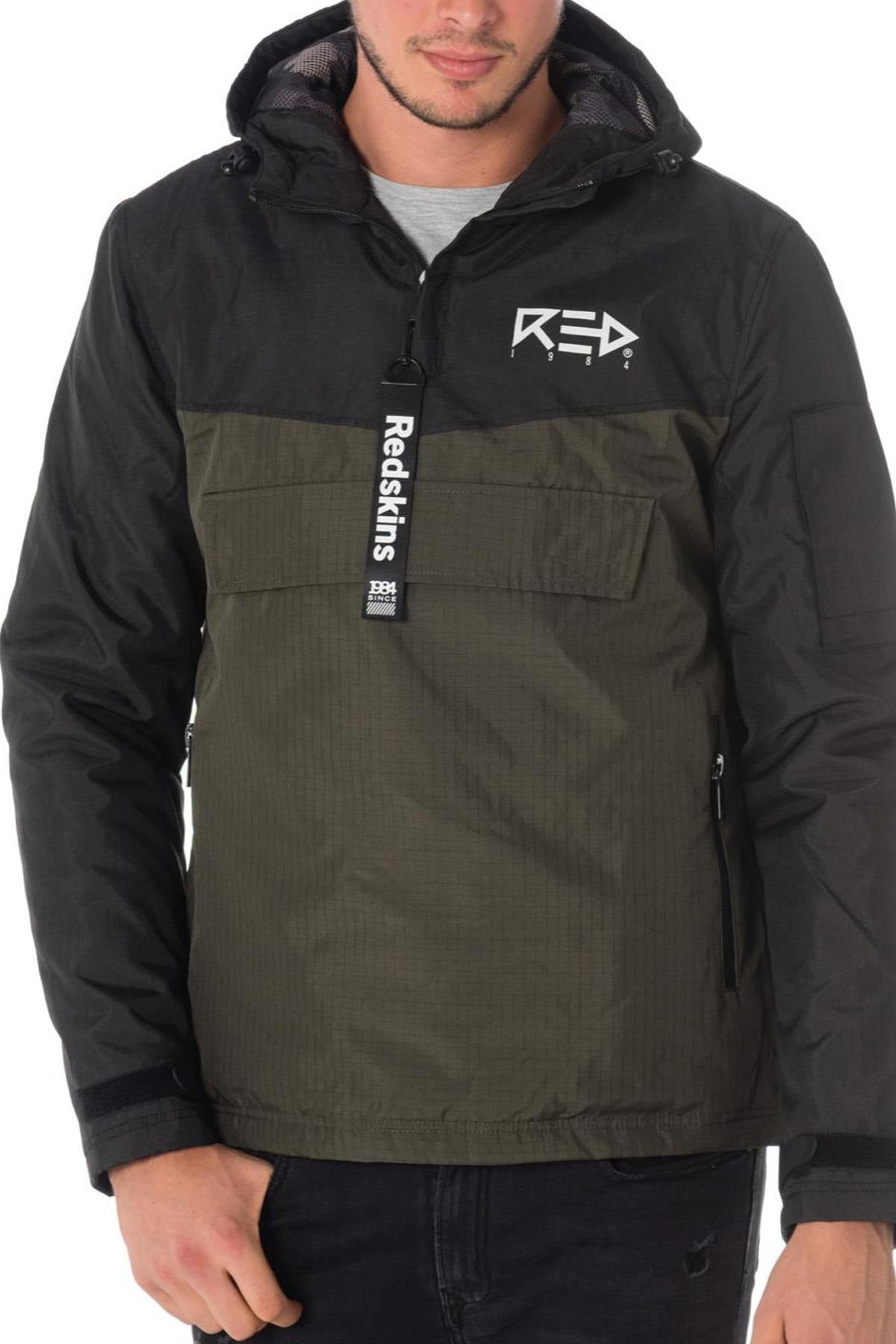 Black/Khaki Redskins Windbreaker - Image n°10