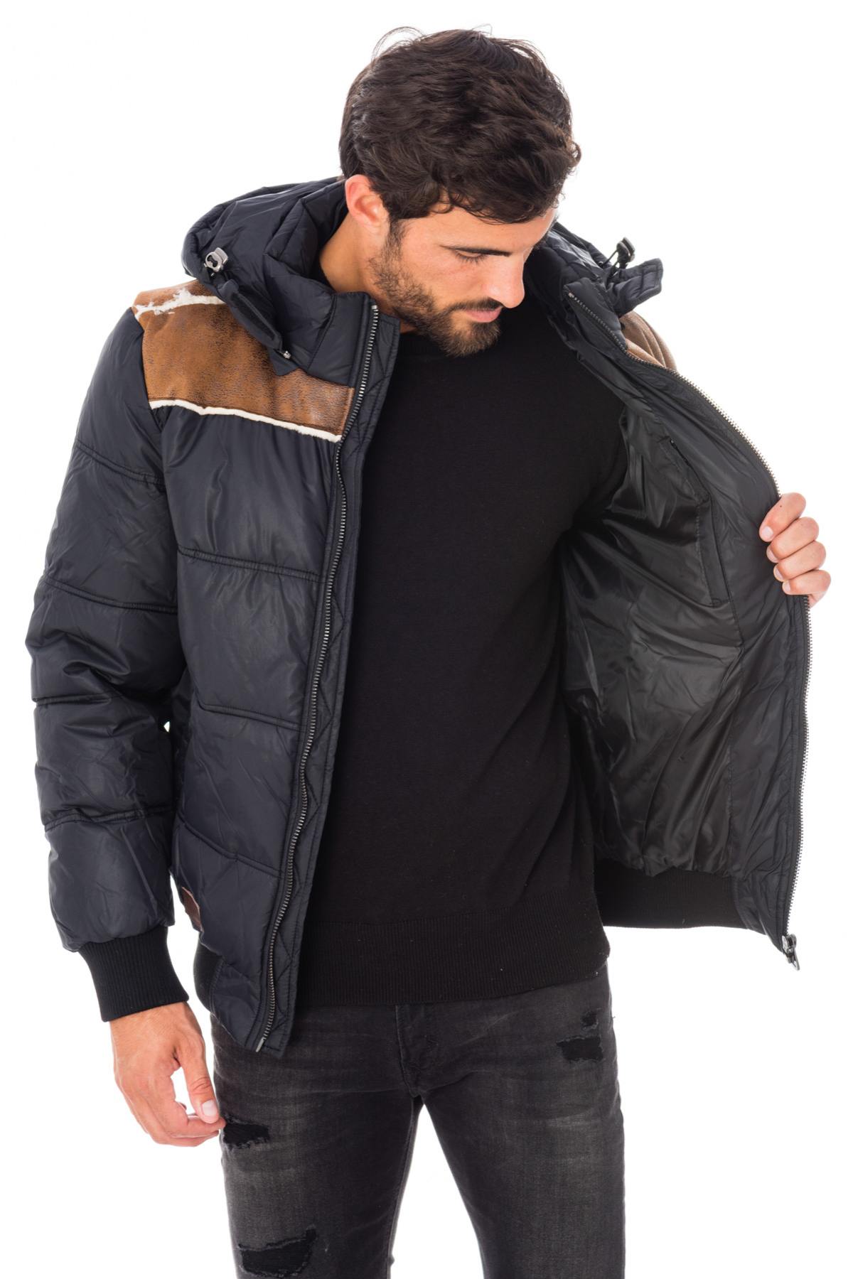 Warm Black Redskins Jacket for Men - Image n°4