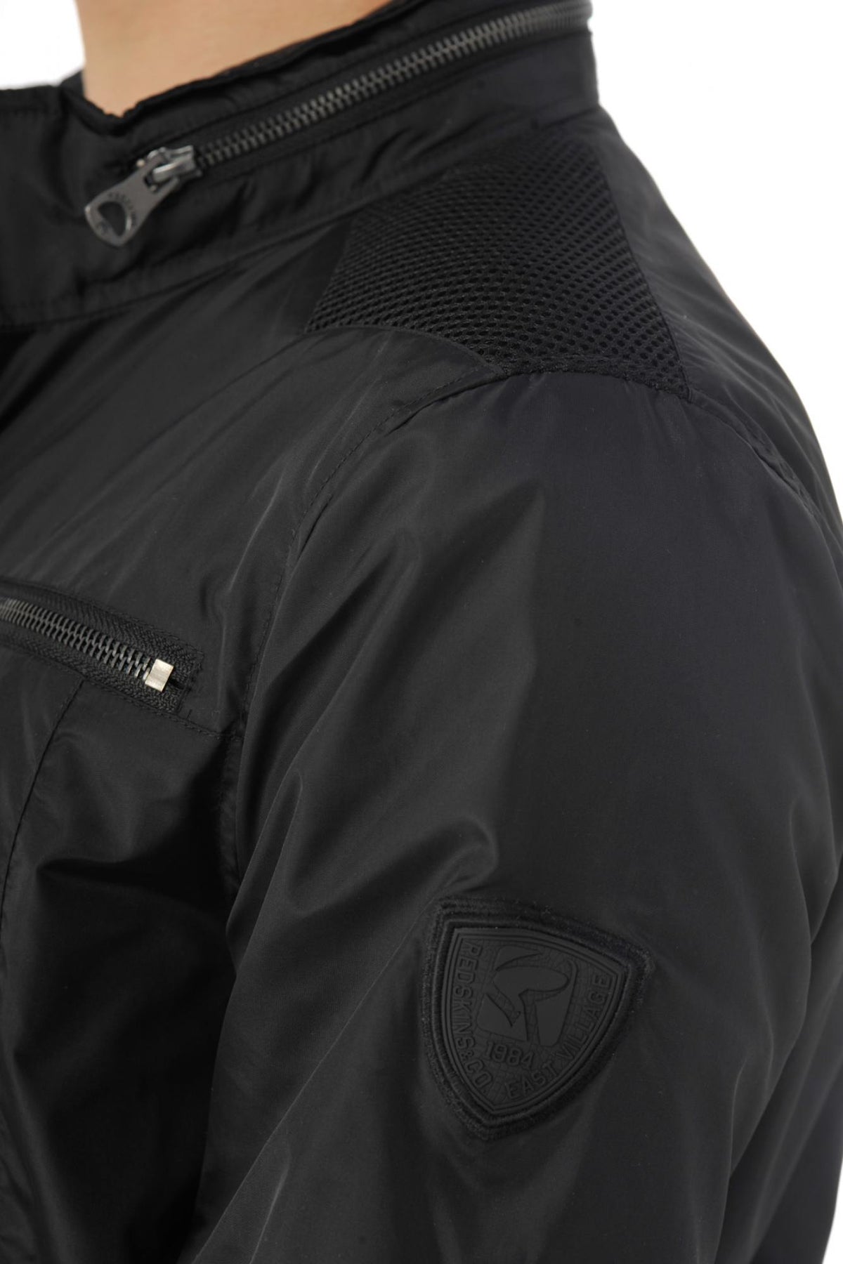 Black nylon redskins jacket - Image n°9