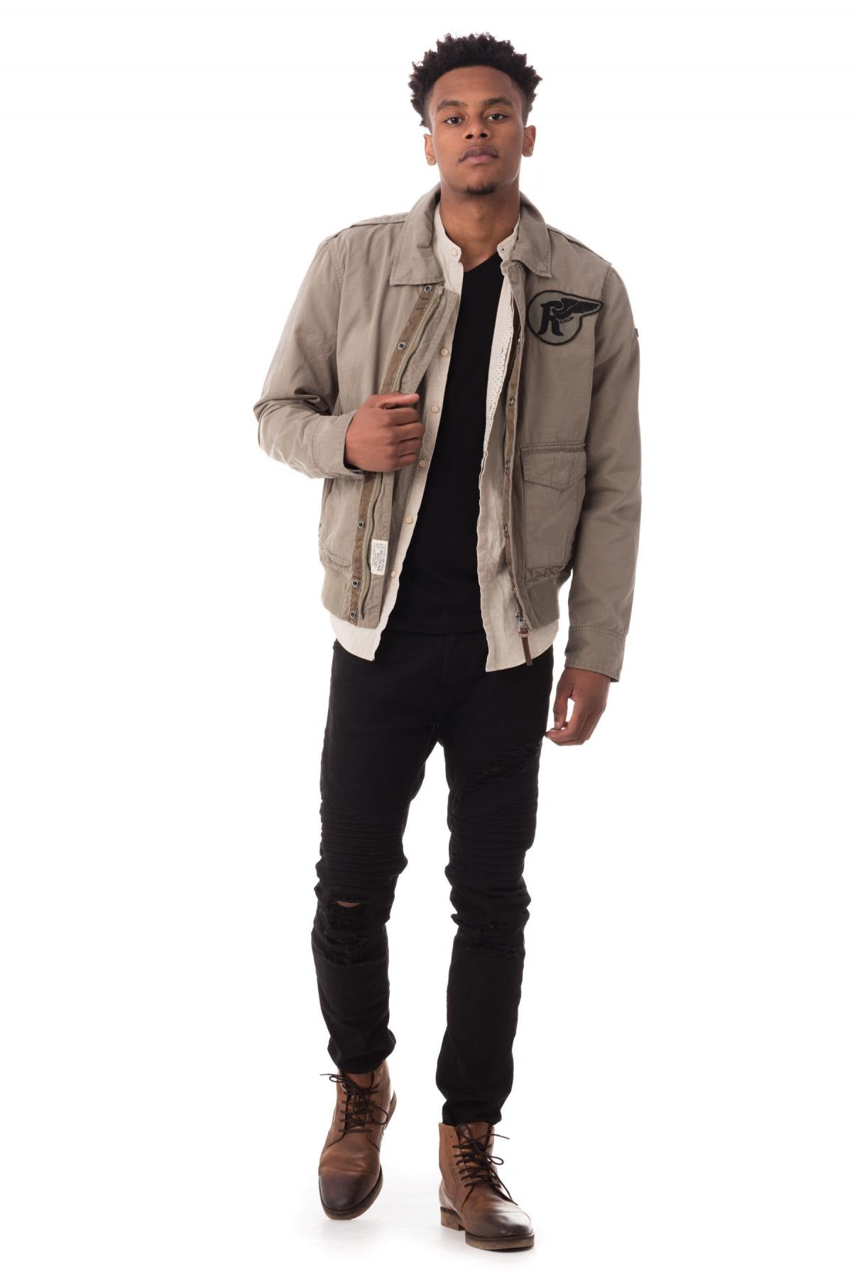 Redskins men's khaki jacket - Image n°2