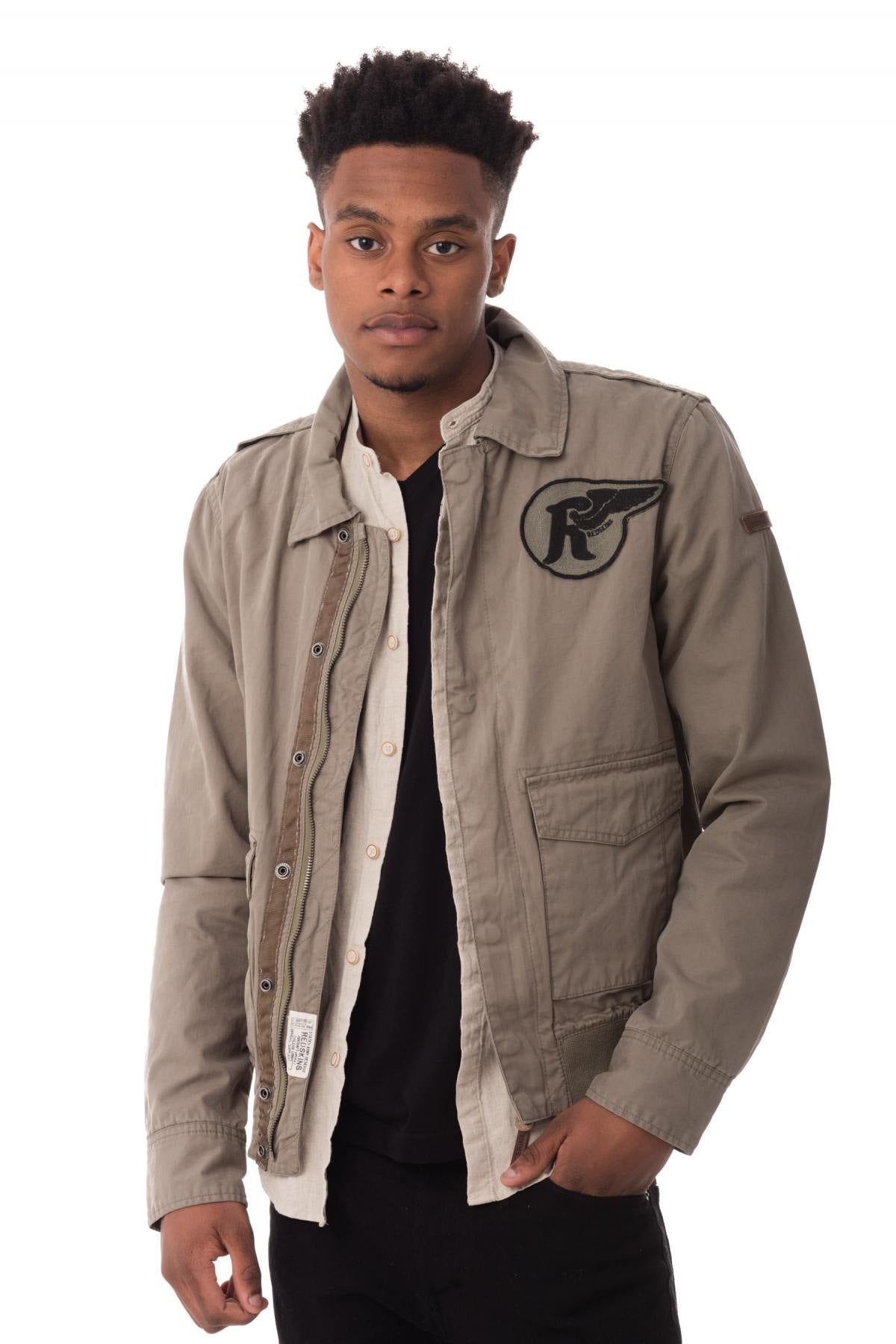 Redskins men's khaki jacket - Image n°1