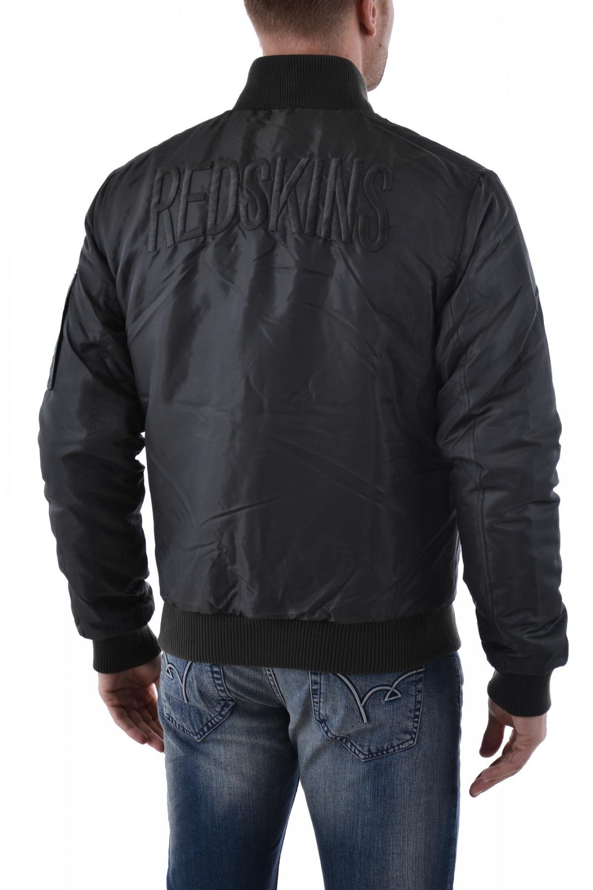 Redskins jacket in khaki/black polyester - Image n°5