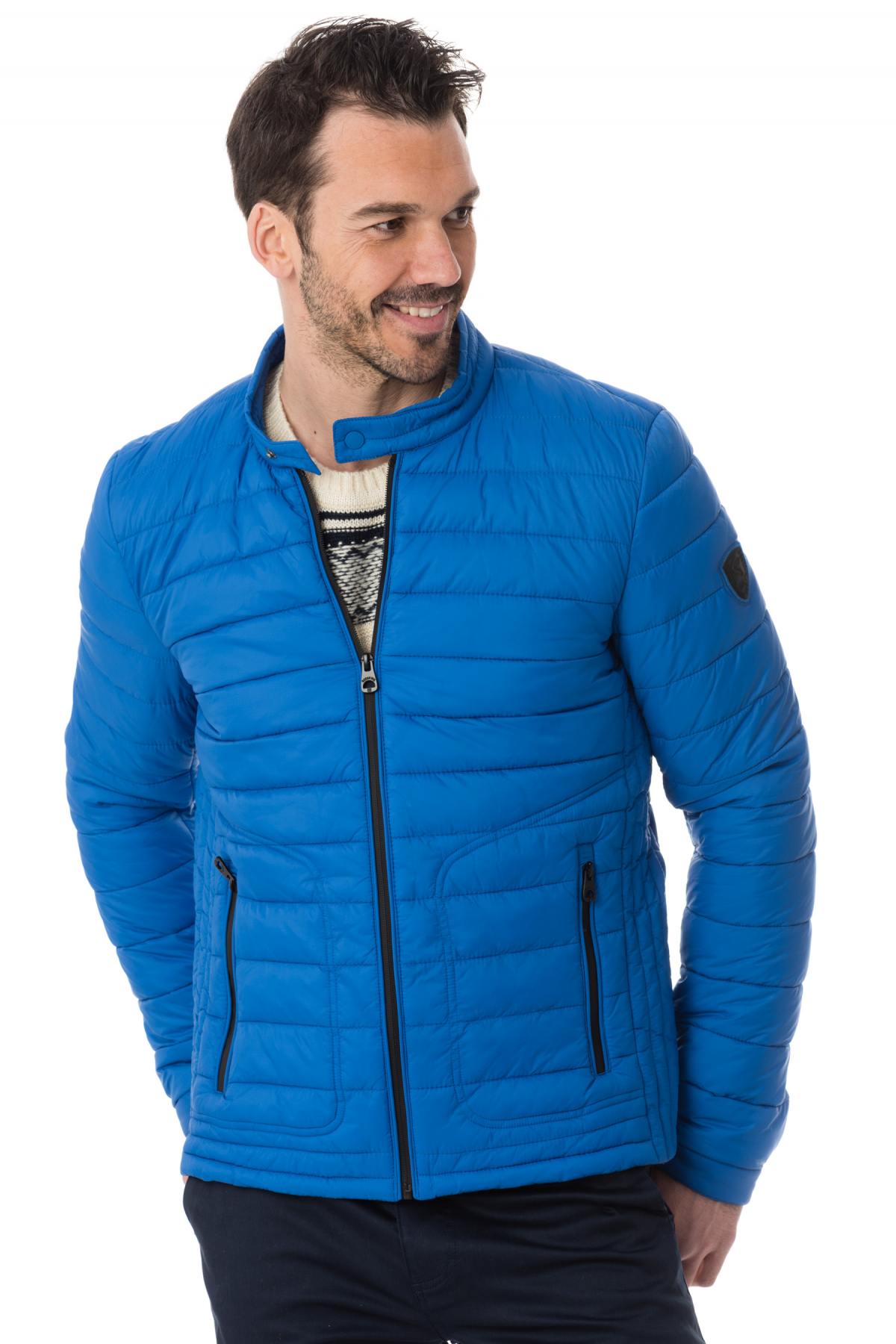 Men's blue redskins mid-season jacket - Image n°1