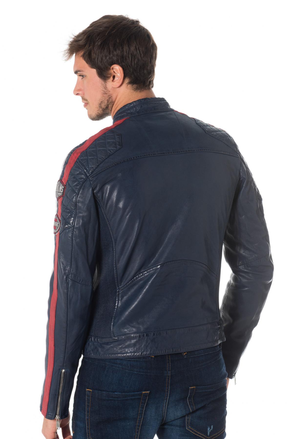 Redskins men's royal blue racing jacket - Image n°4