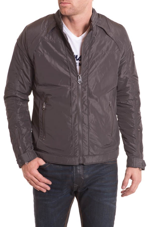 Redskins Men's Textile Jacket Gray - Image n°1