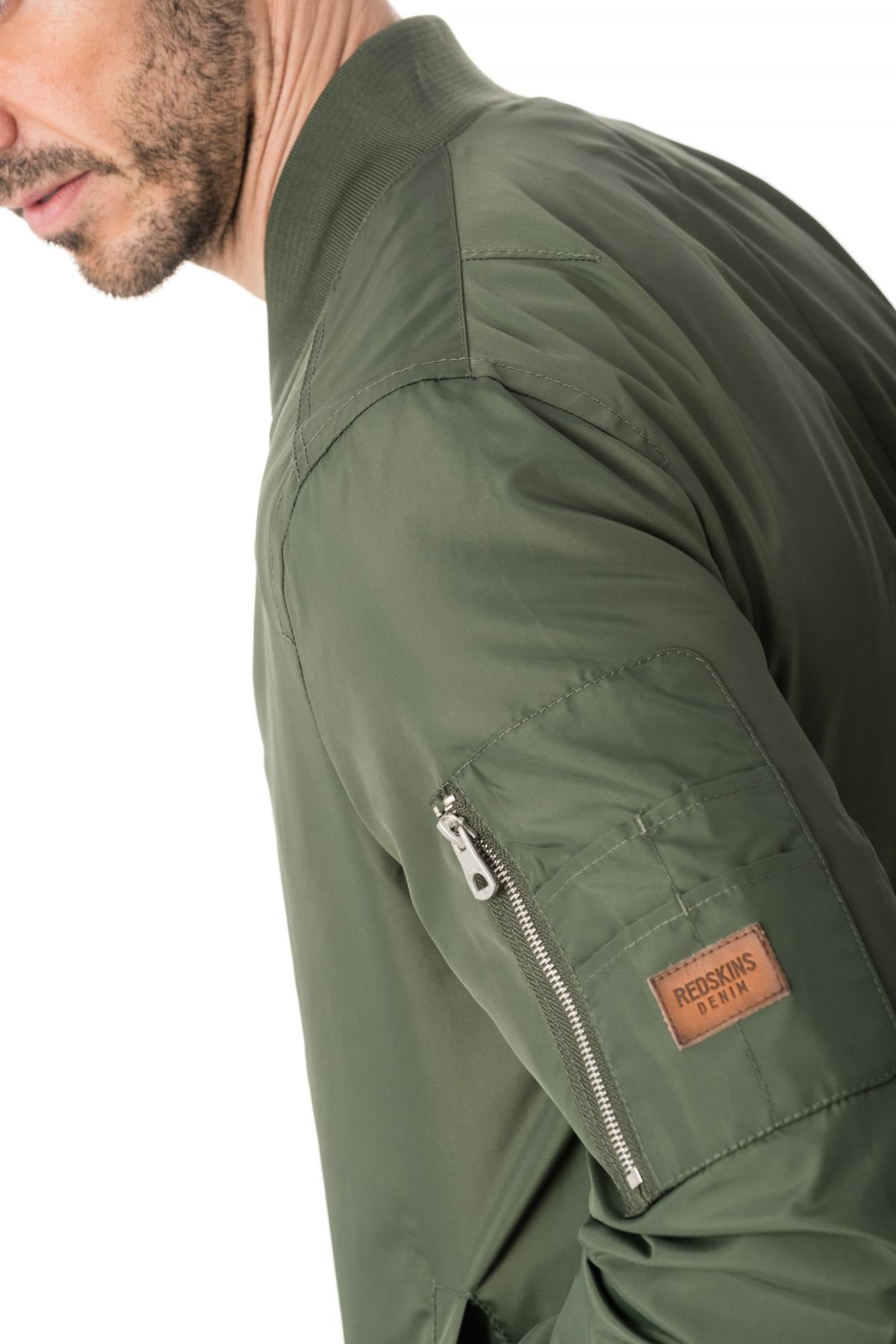 Redskins men's khaki bomber jacket 2017 - Image n°6