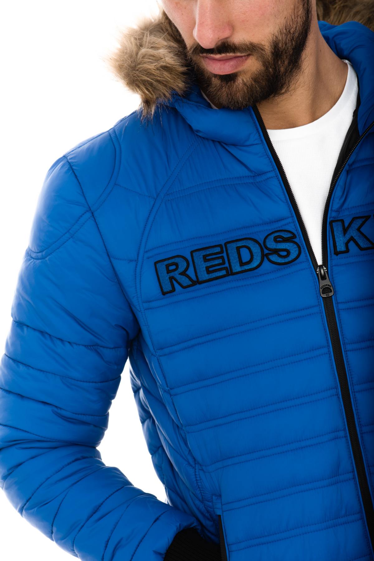 Blue Redskins textile down jacket for Men - Image n°6