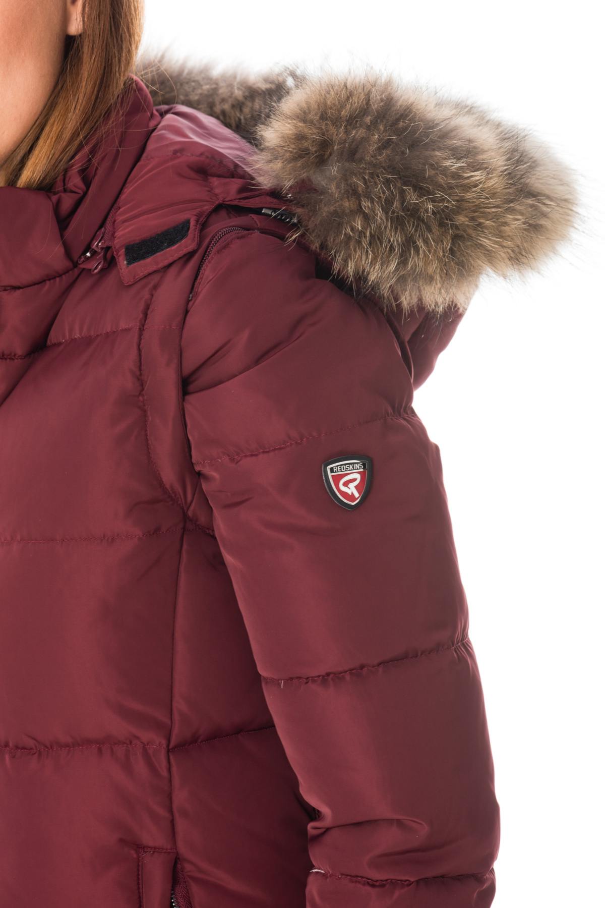 Redskins down jacket with hood and fur - Image n°7