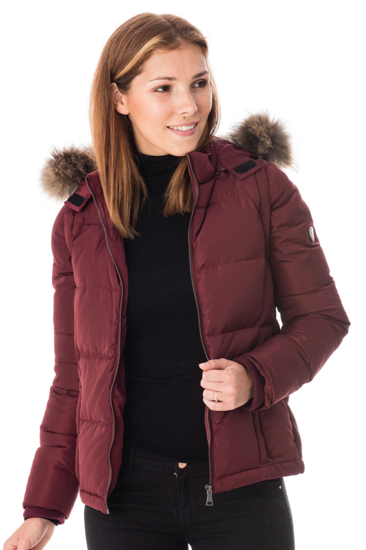 Redskins down jacket with hood and fur - Image n°4