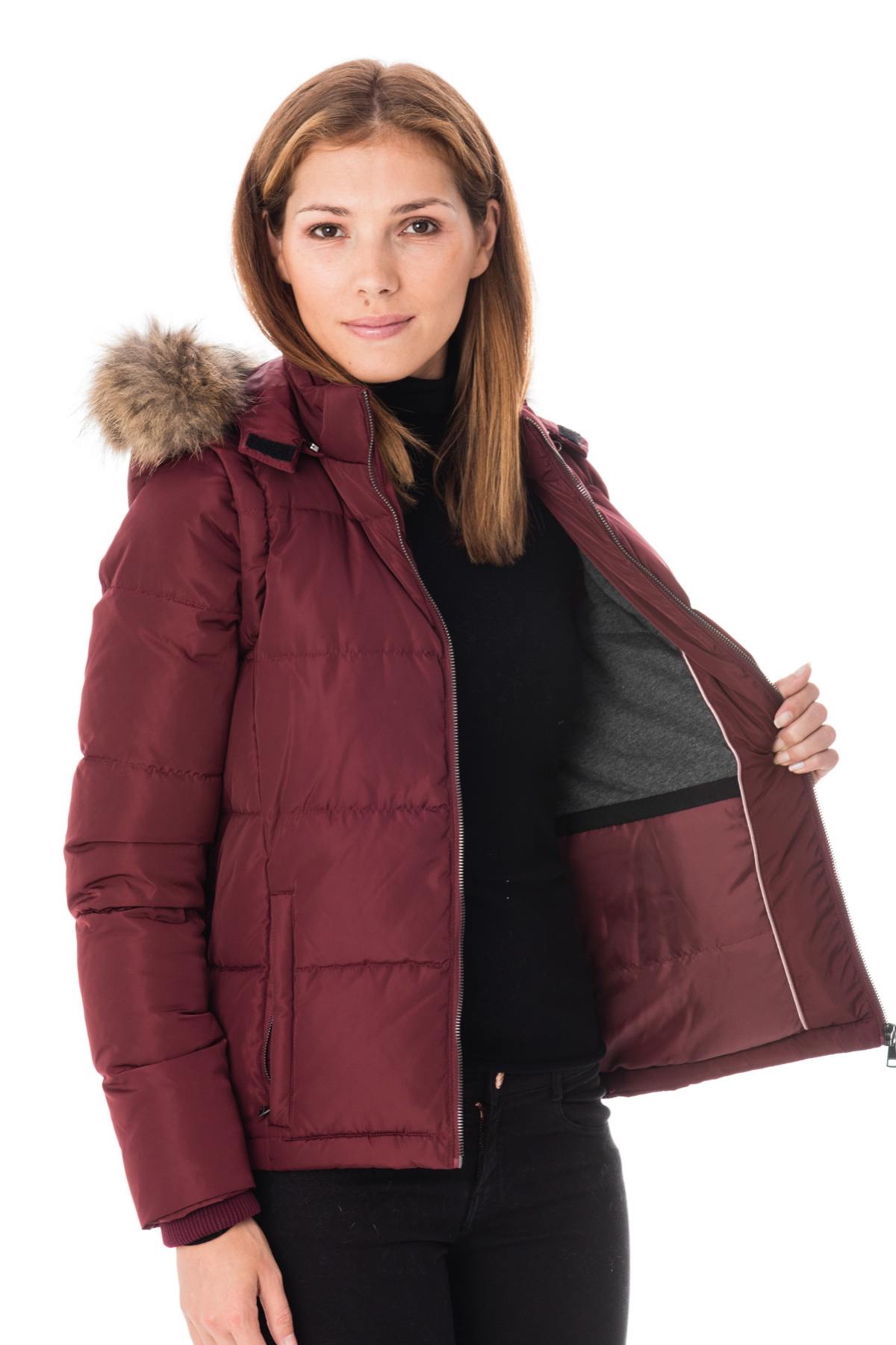 Redskins down jacket with hood and fur - Image n°5