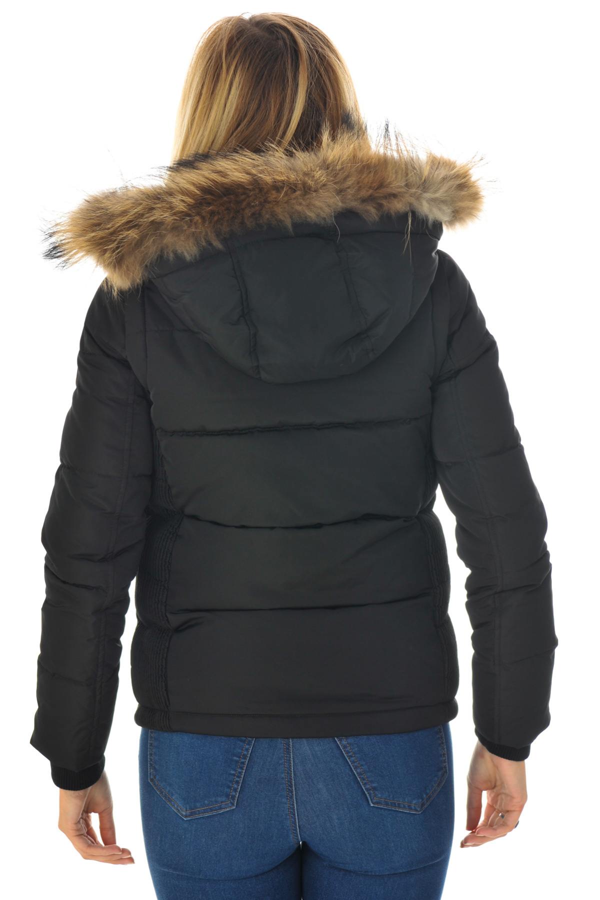 Redskins down jacket with hood and fur - Image n°7