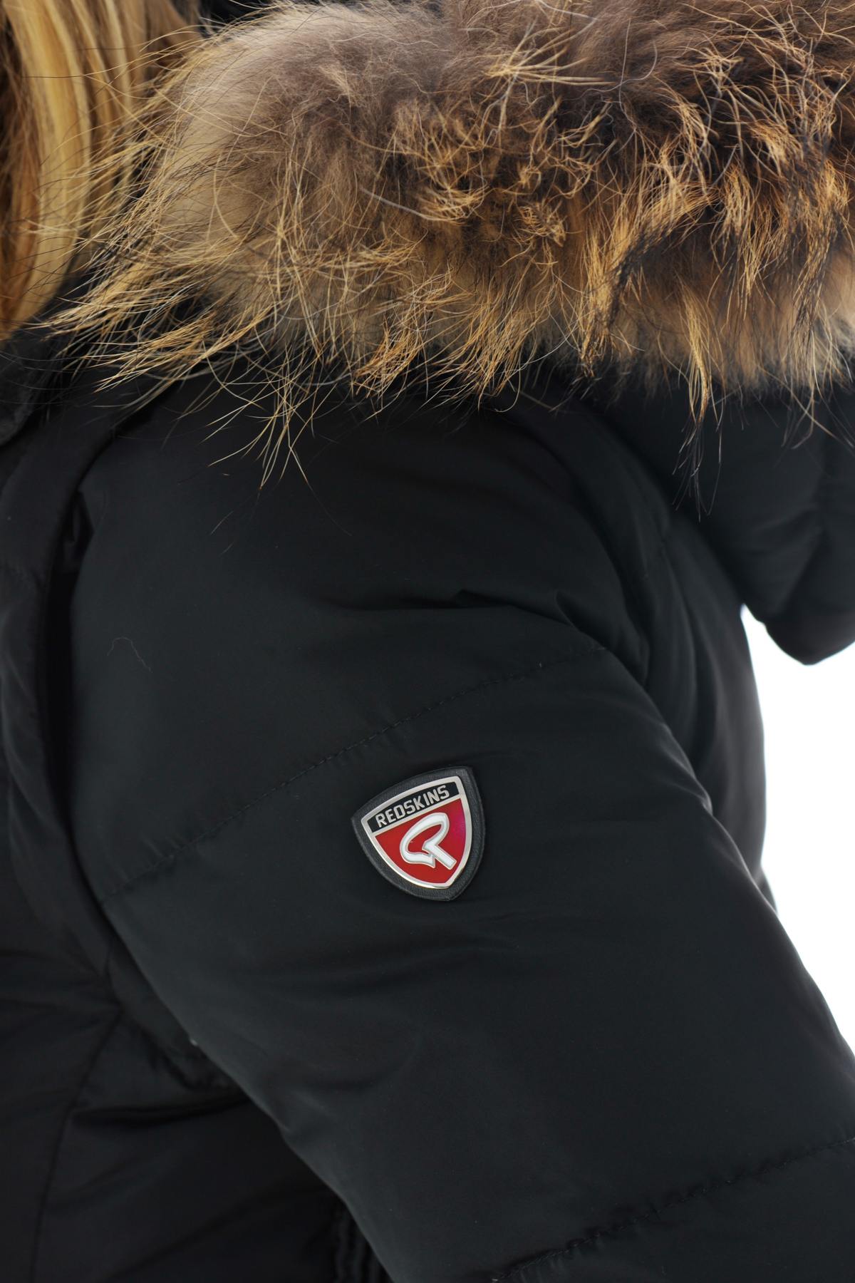 Redskins down jacket with hood and fur - Image n°8