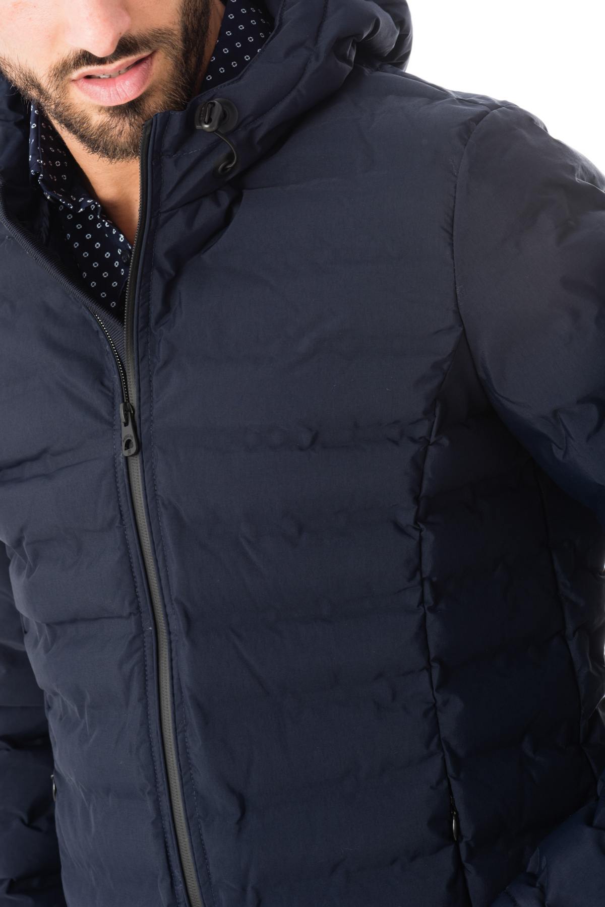 Redskins down jacket in navy blue nylon - Image n°5