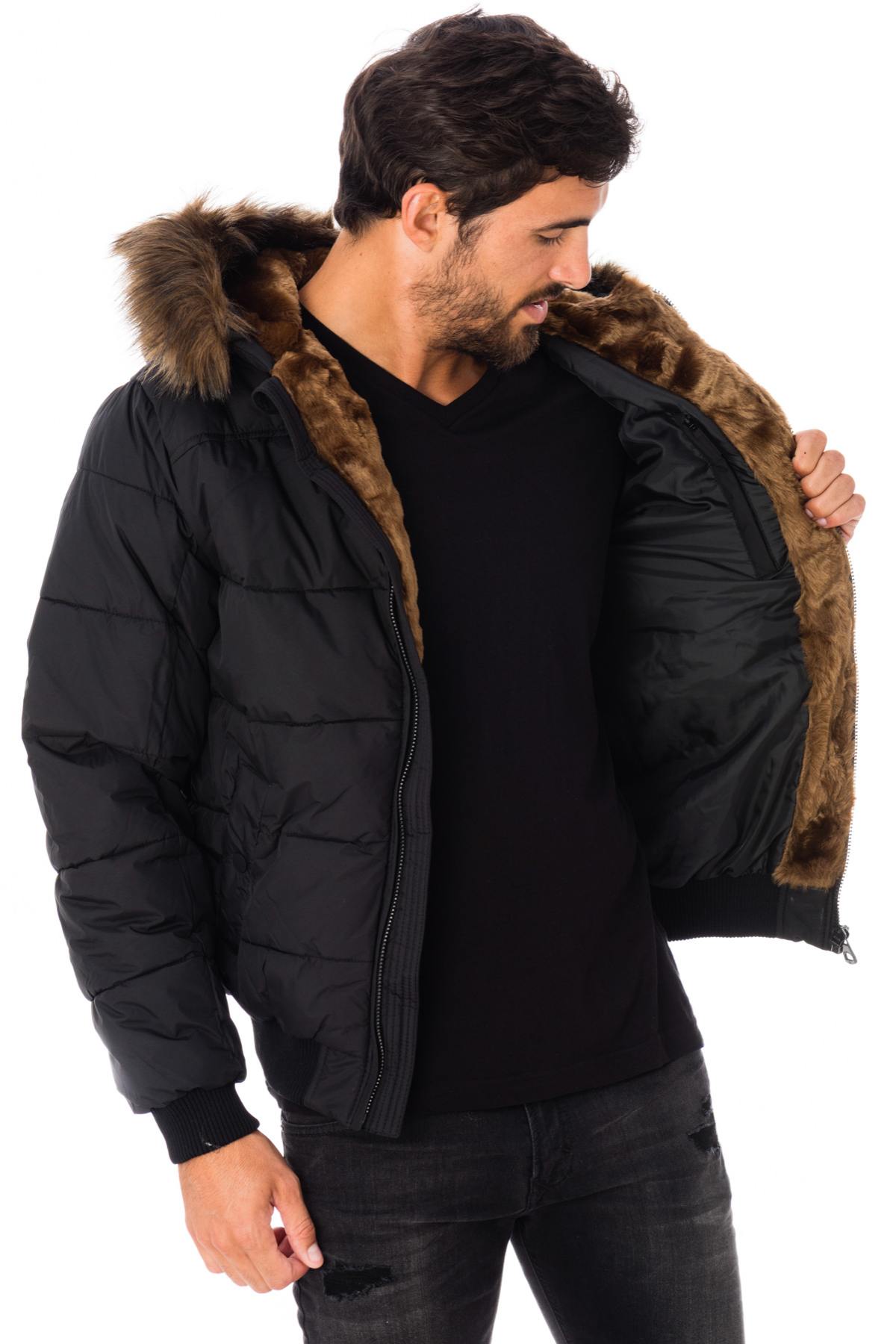 Black Wallas down jacket for men Redskins - Image n°4