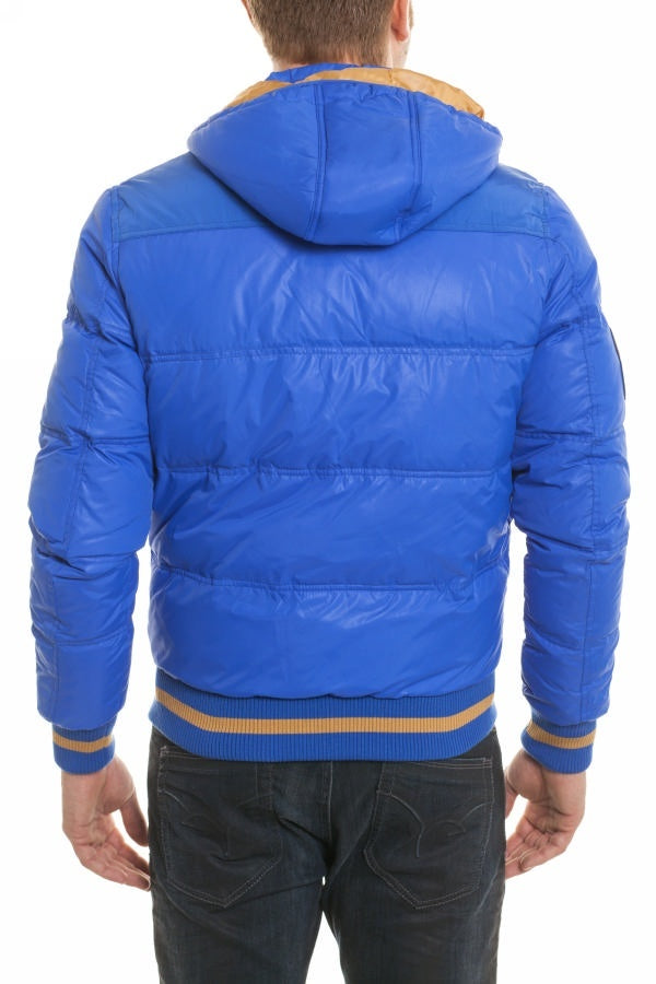 Redskins textile down jacket Blue - Image n°4